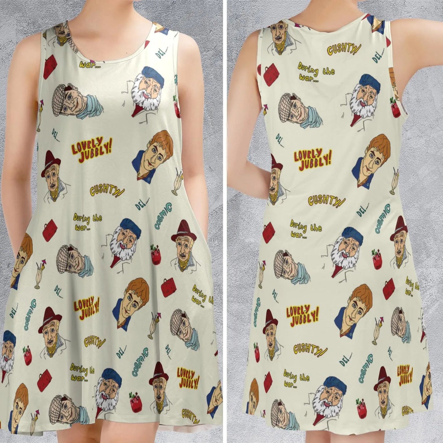 Casual Sleeveless Dress - JVQSRBJD