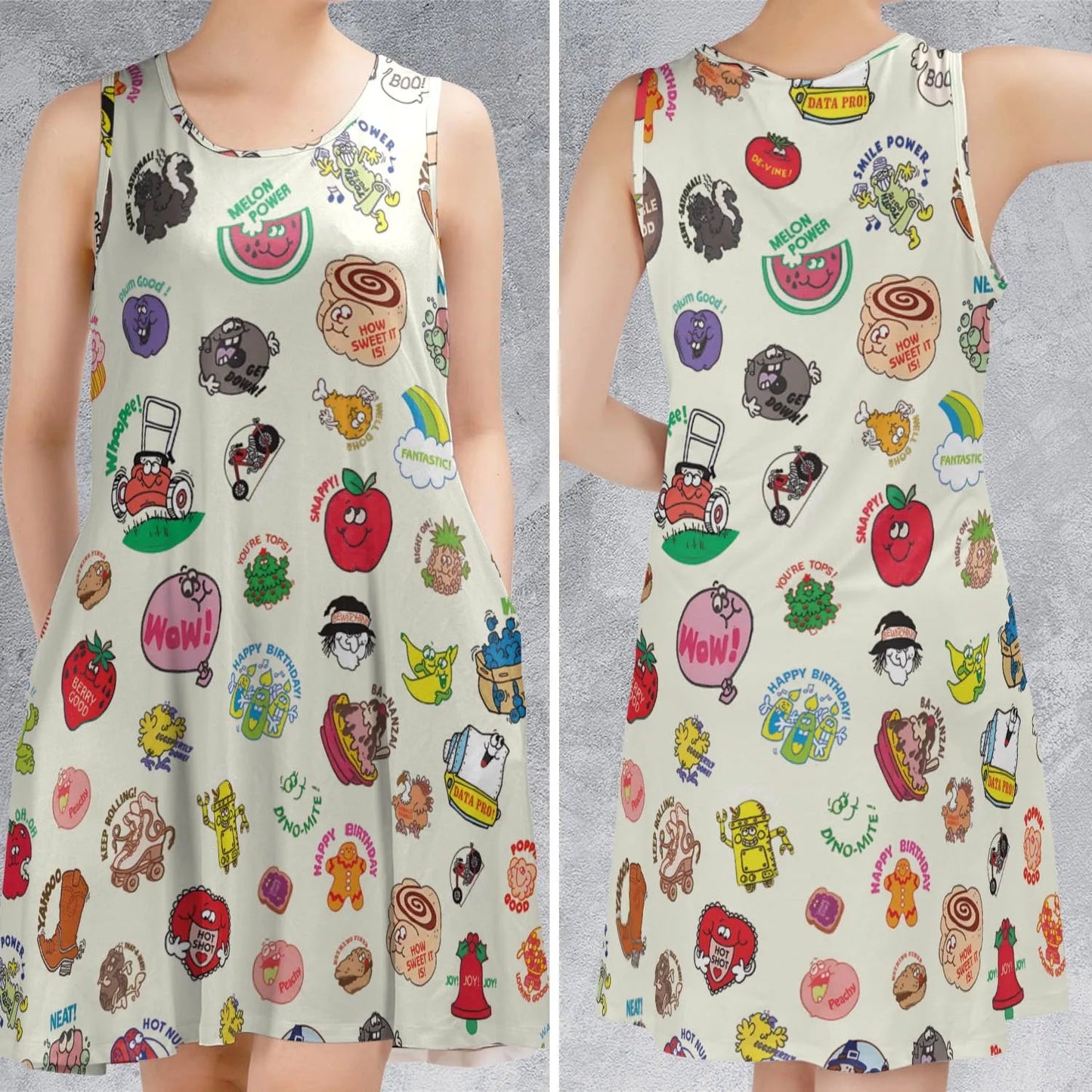 Casual Sleeveless Dress - JV2X6B66