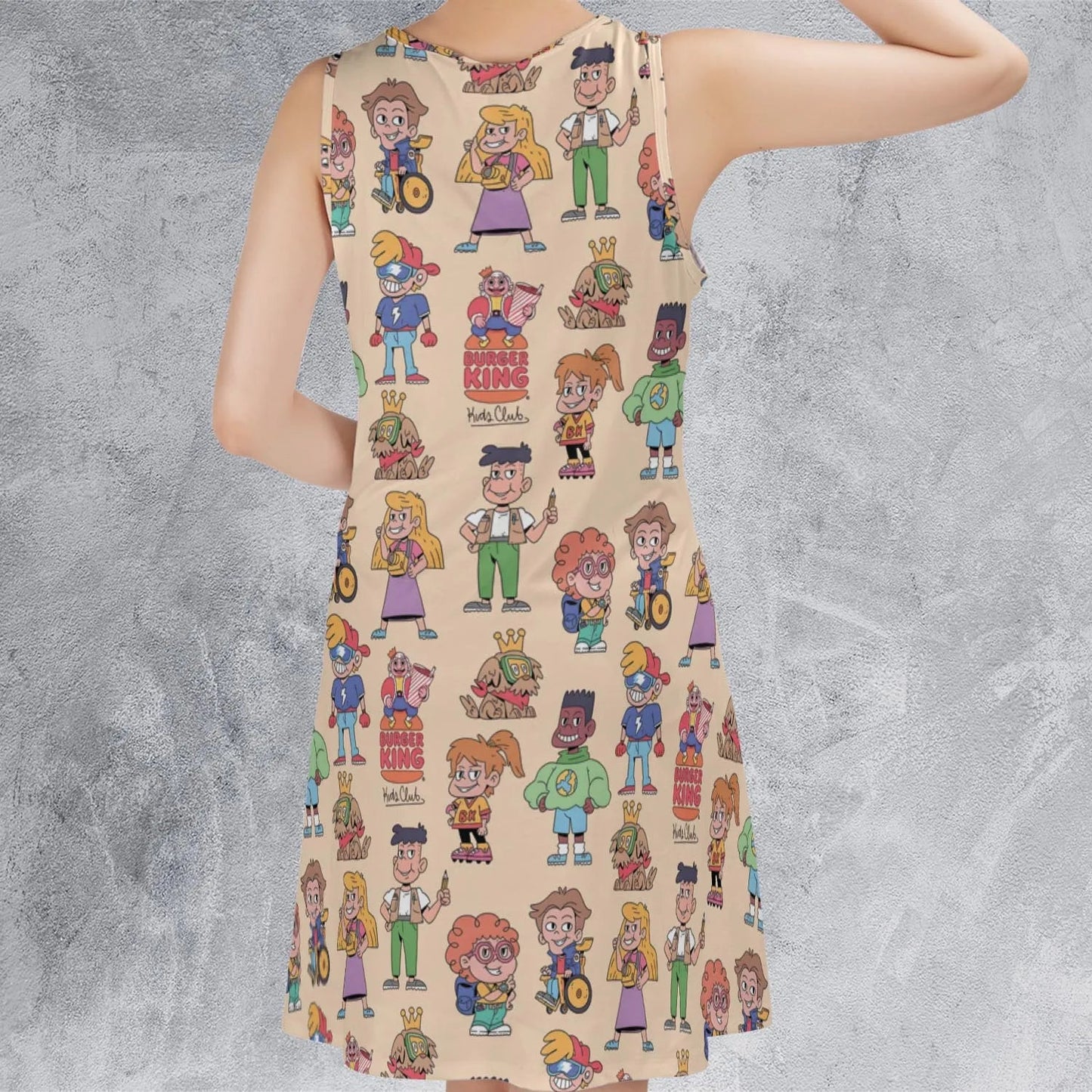 Casual Sleeveless Dress - VPJZ5DFE