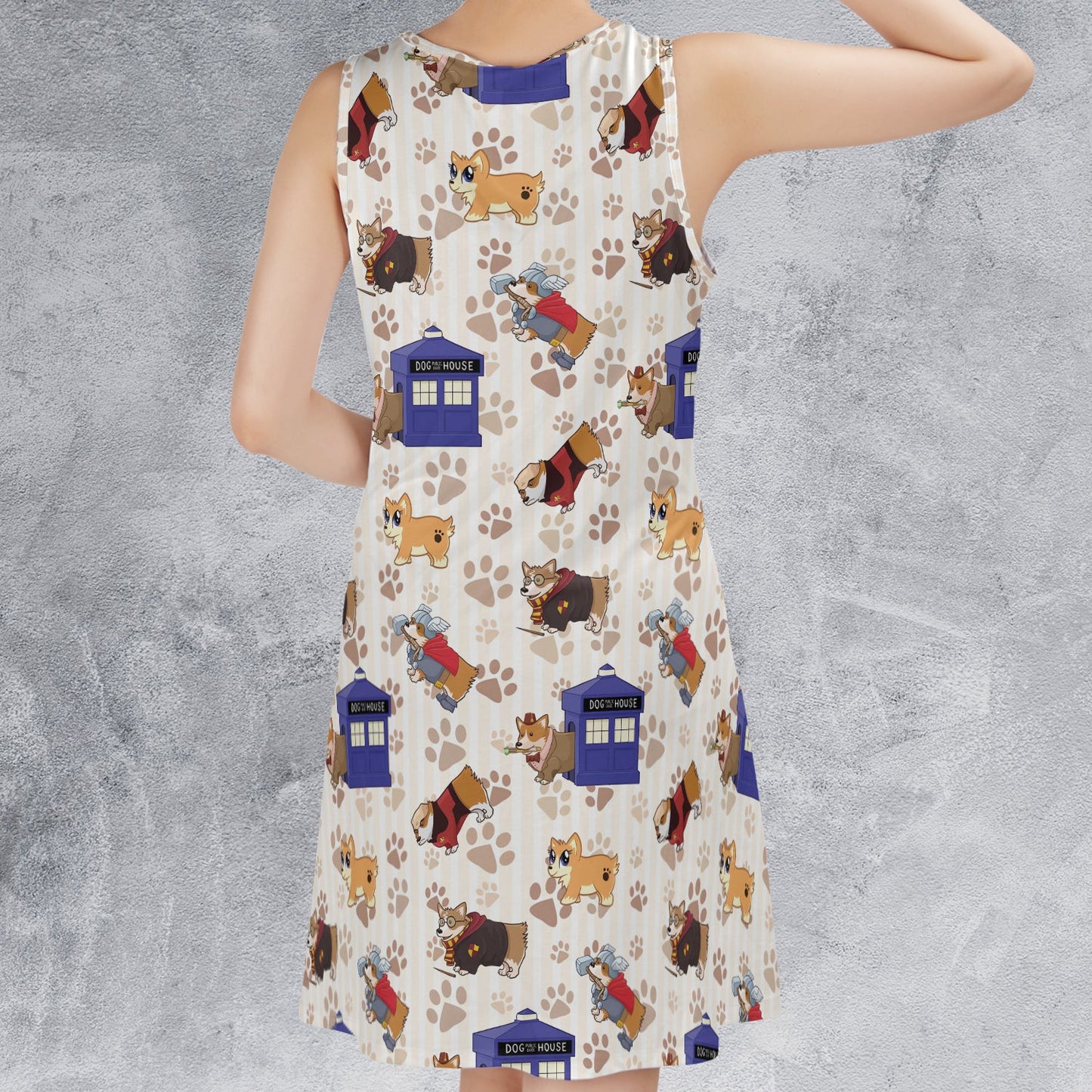 Casual Sleeveless Dress - PGWYDR9Q