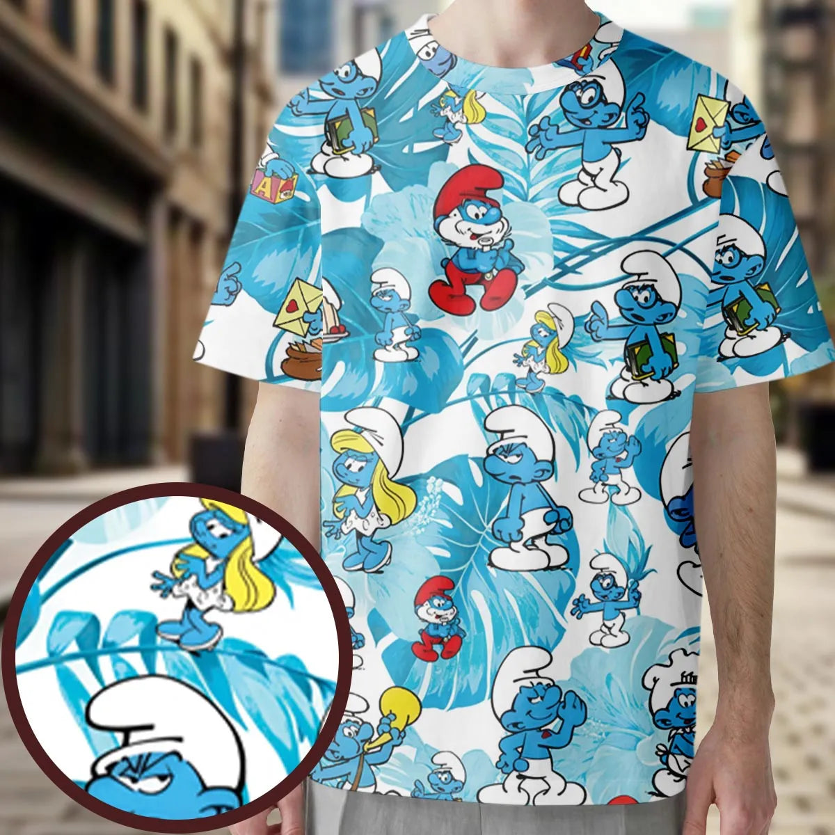 Full Print T-Shirt - 7E58PTRN