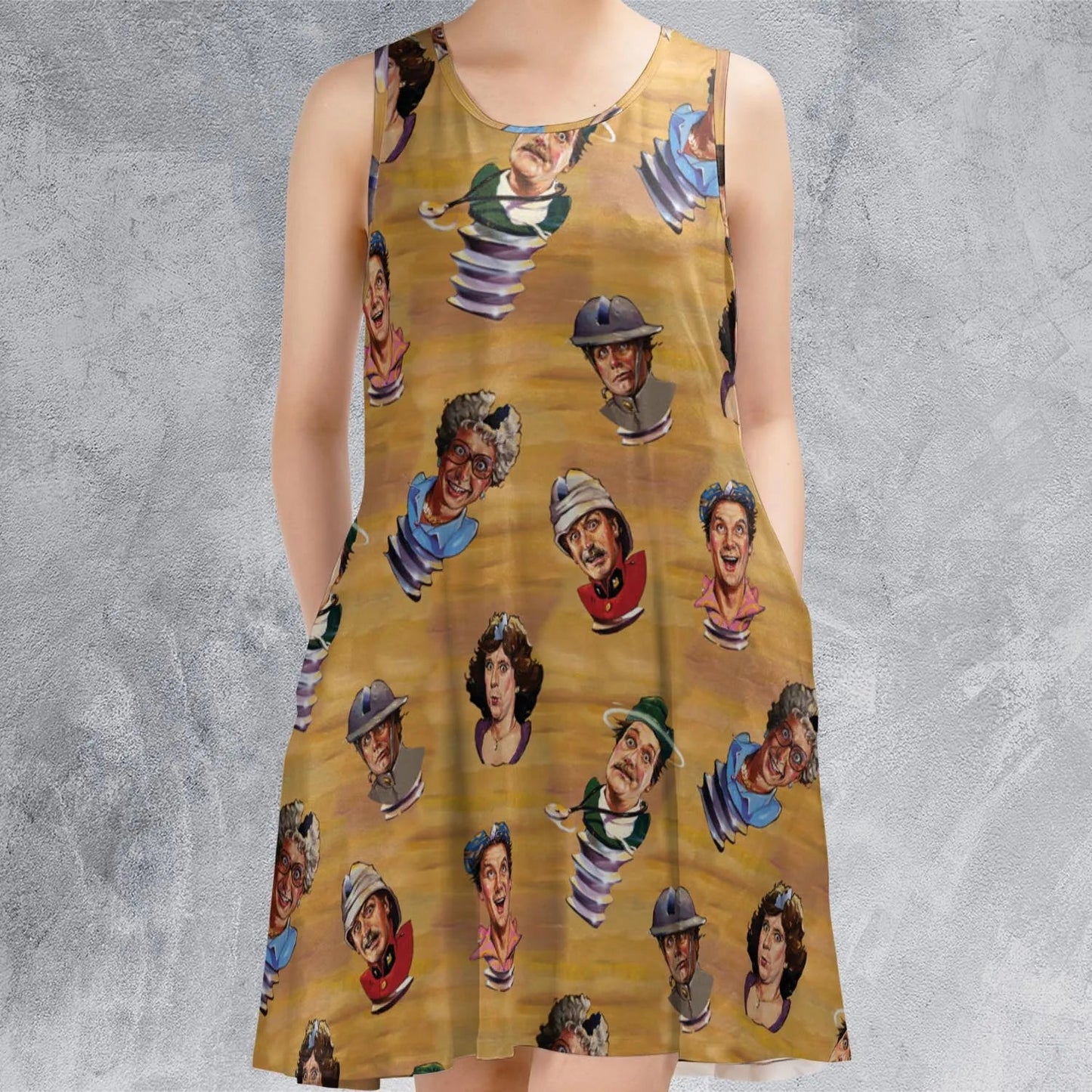 Casual Sleeveless Dress - B2KV27F8