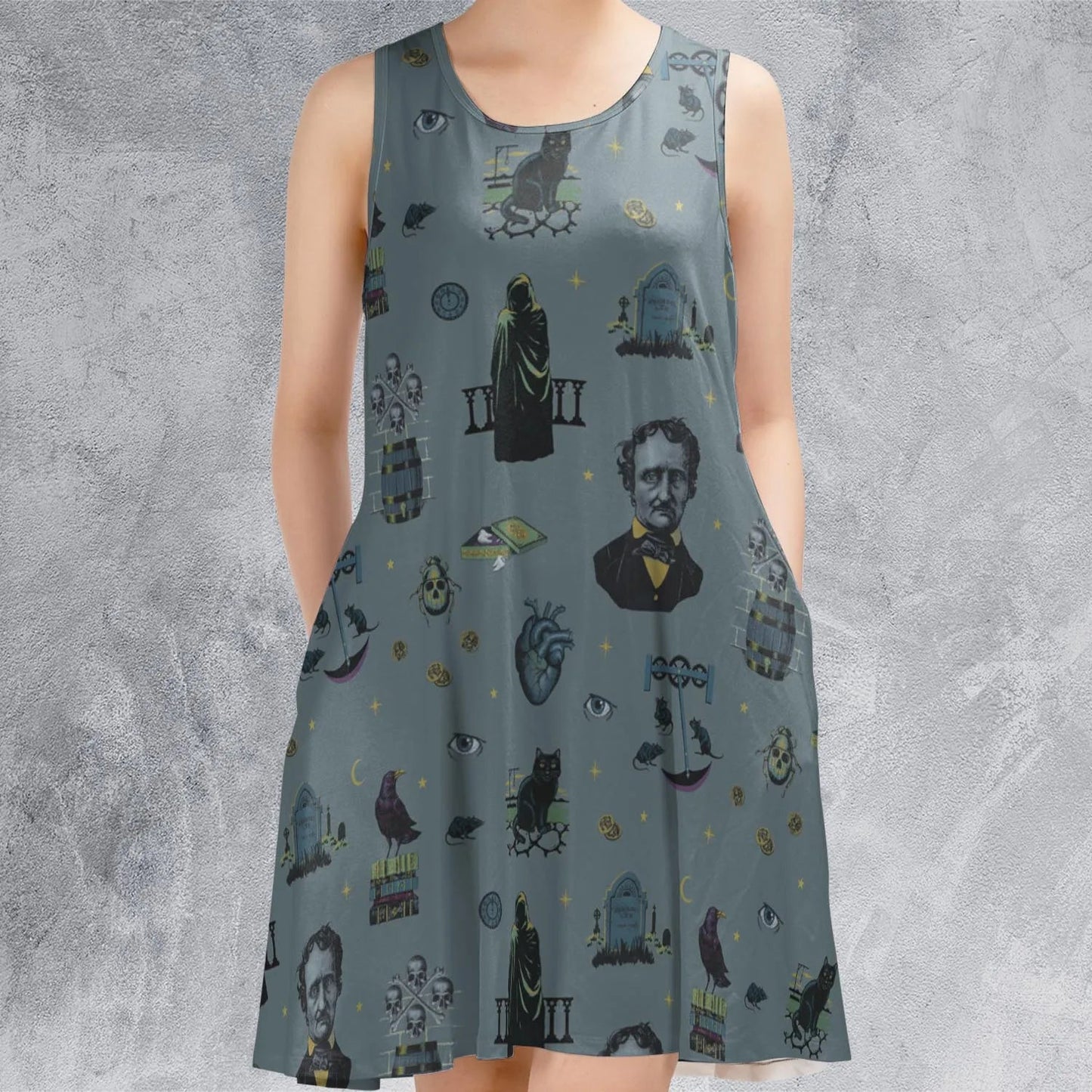 Casual Sleeveless Dress - 47A1FMUD
