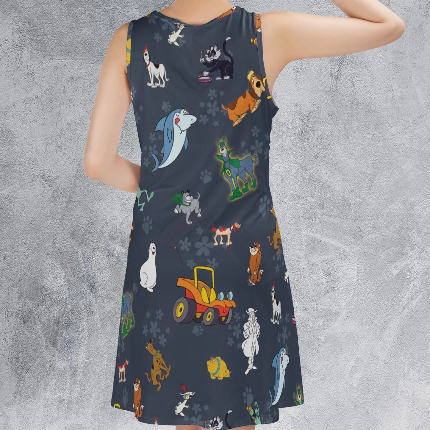 Casual Sleeveless Dress - FCHNEXX5