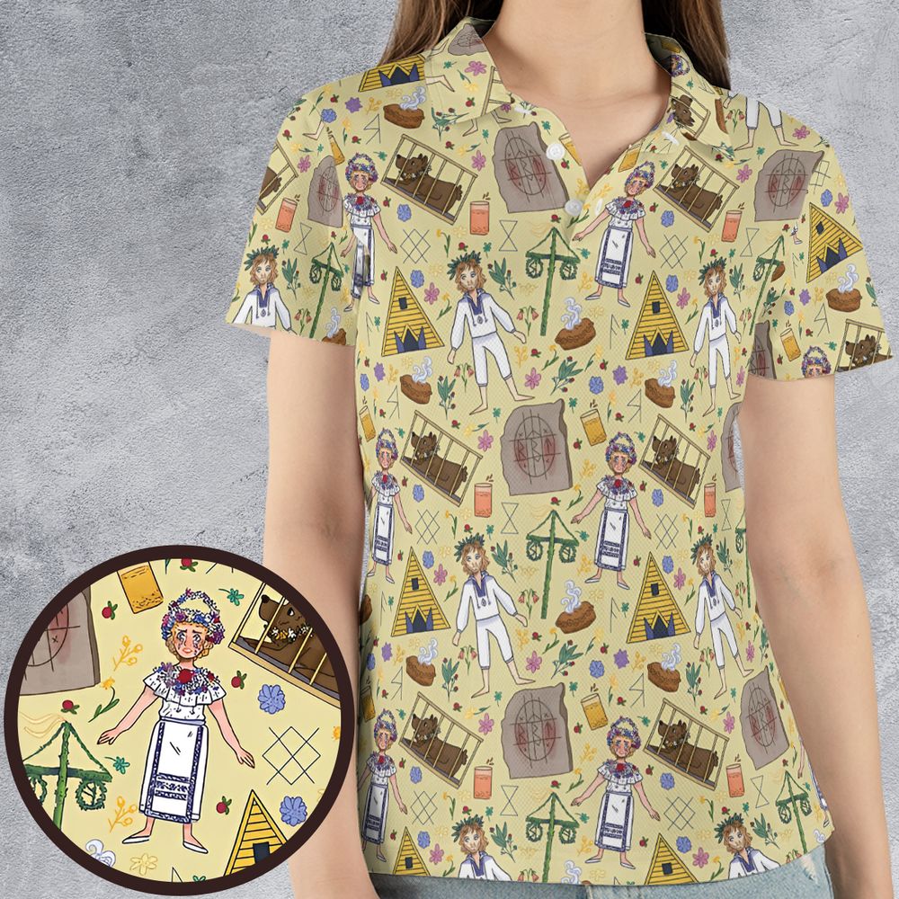 AOP Men/Women Polo Shirt - K5K2MJUA -  - 4