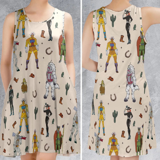Casual Sleeveless Dress - CHPNG61D