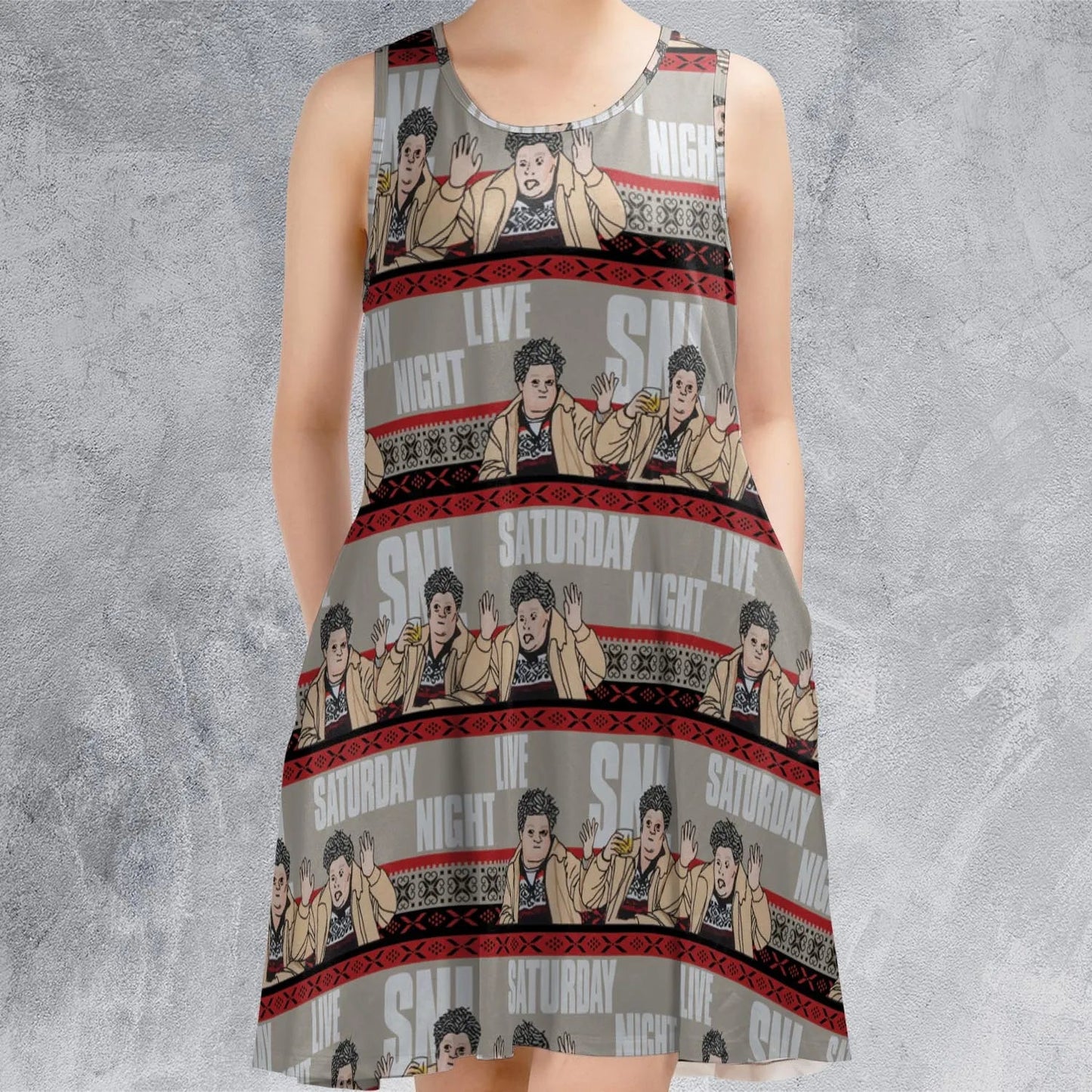 Casual Sleeveless Dress - PW2URQKG