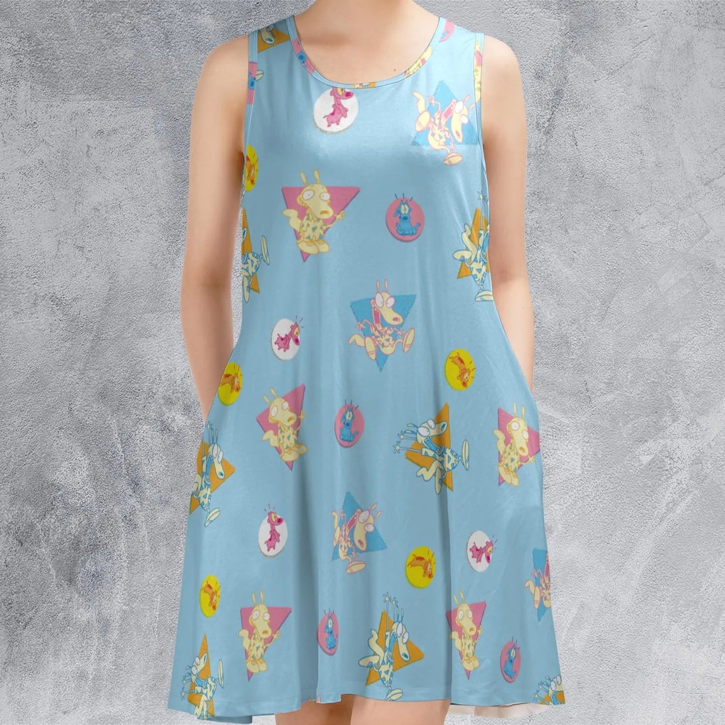 Casual Sleeveless Dress - A394U23X