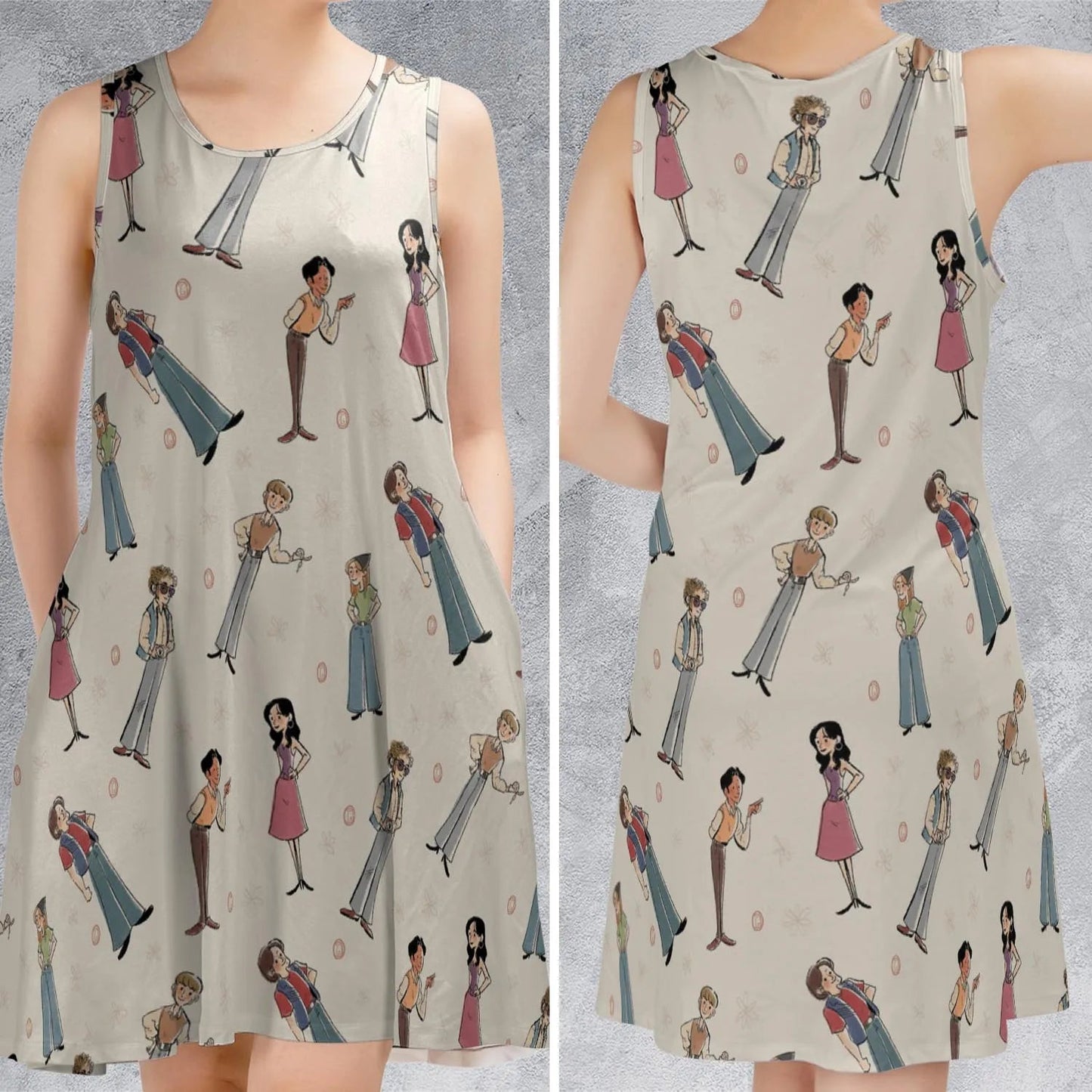 Casual Sleeveless Dress - 7SE2W5XL