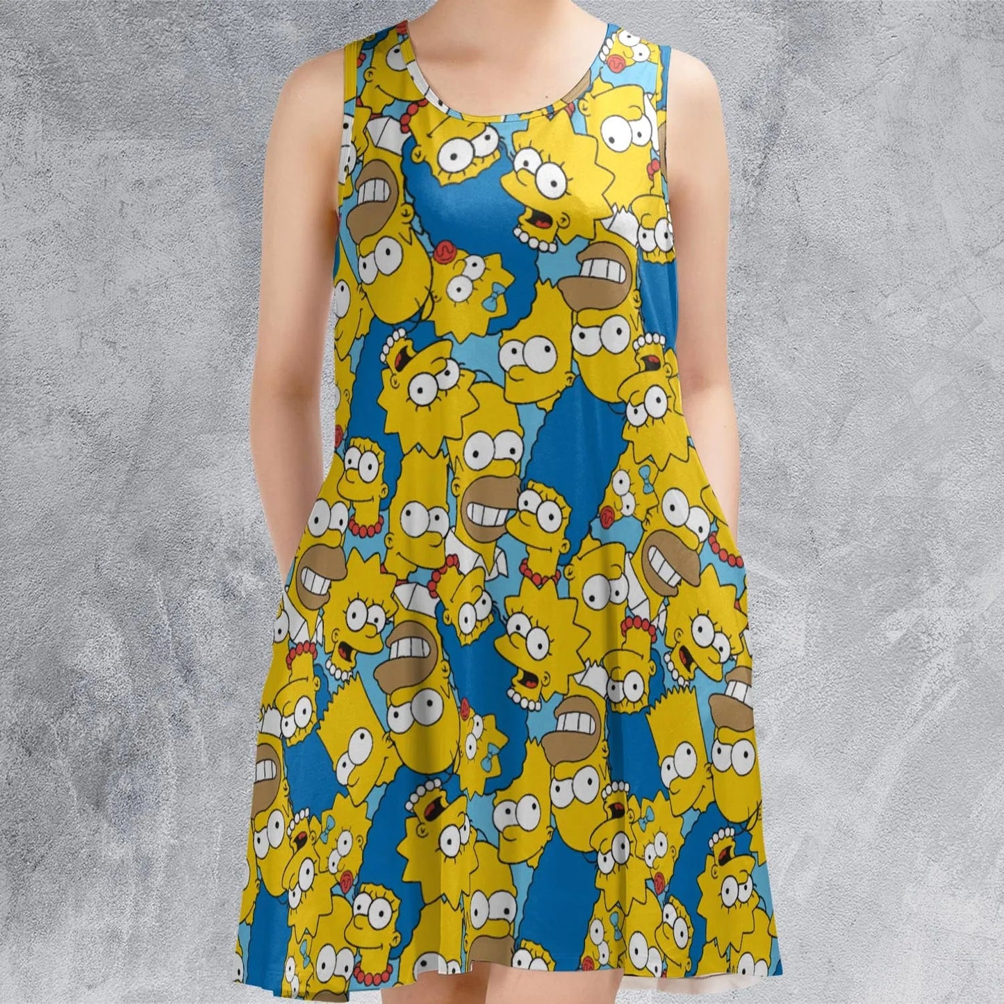 Casual Sleeveless Dress - UCT9JDNS