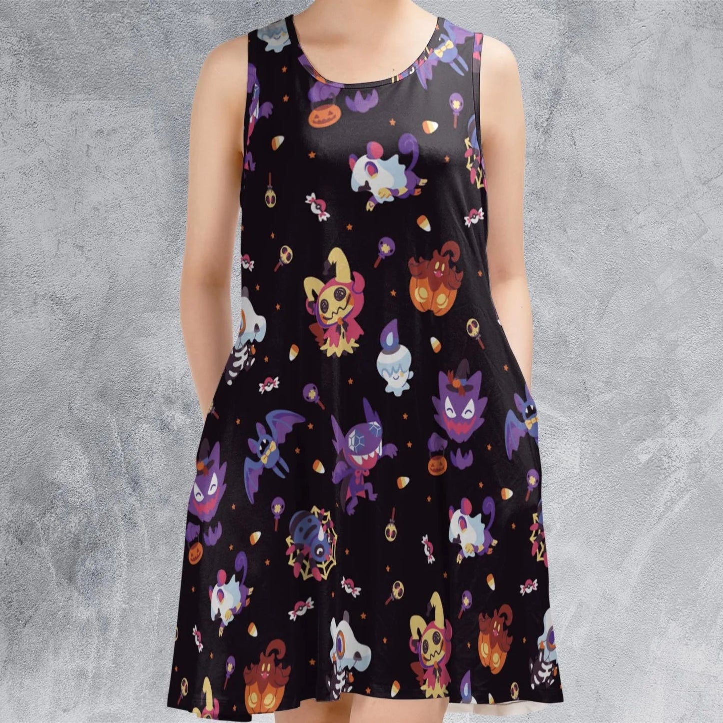 Casual Sleeveless Dress - G2R96MNZ