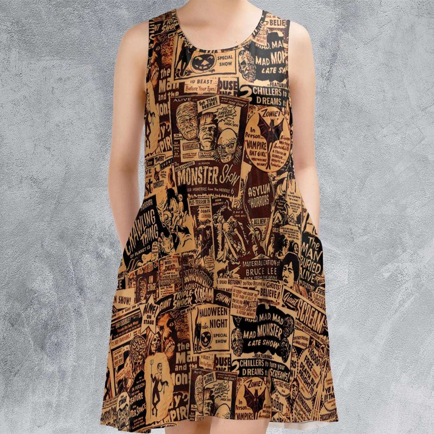 Casual Sleeveless Dress - 3U72T7TZ