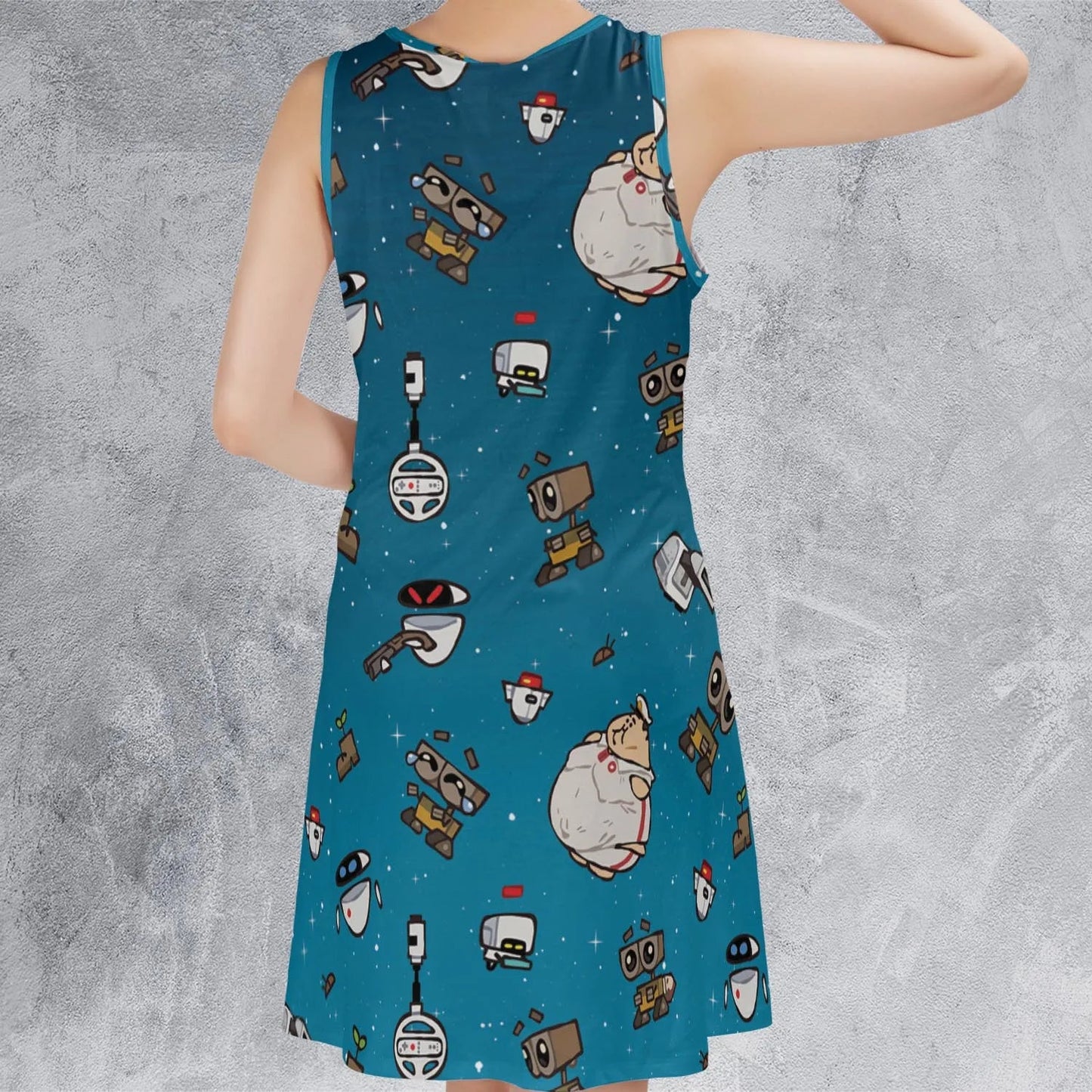 Casual Sleeveless Dress - VTYKX31D