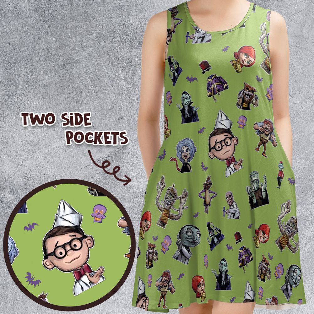 Sleeveless Dress - R55KPGBW -  - 1