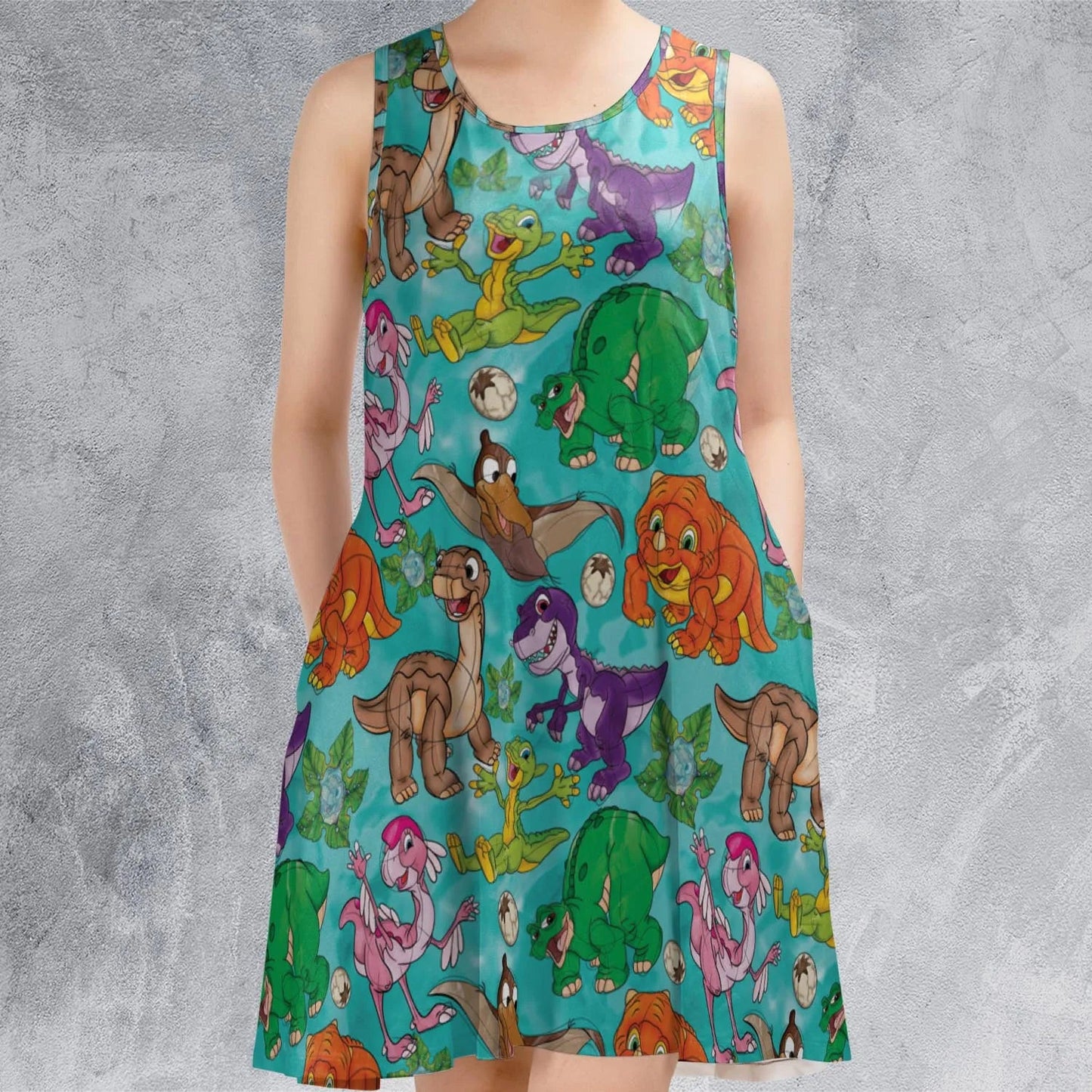 Casual Sleeveless Dress - WVEDUJAT