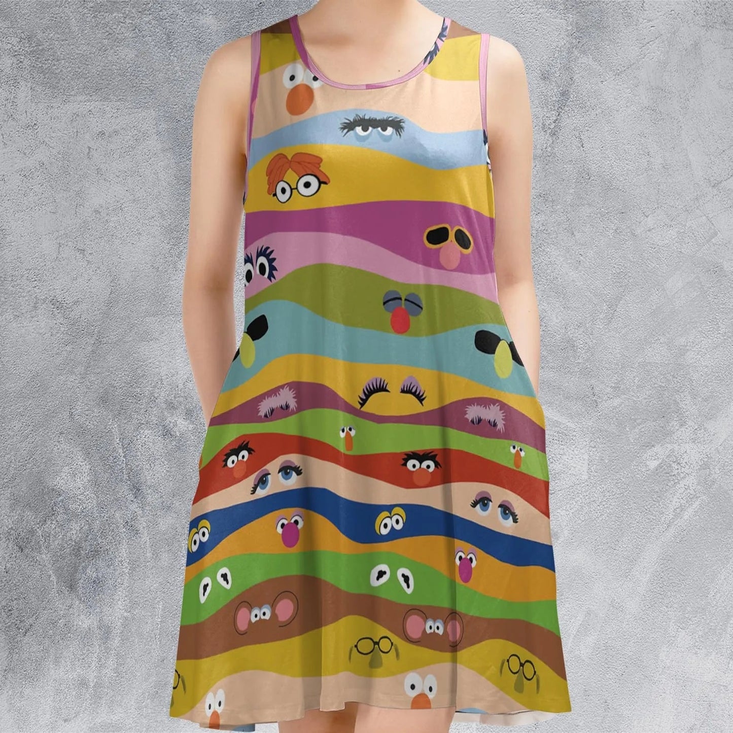 Casual Sleeveless Dress - 9EGTMA9D