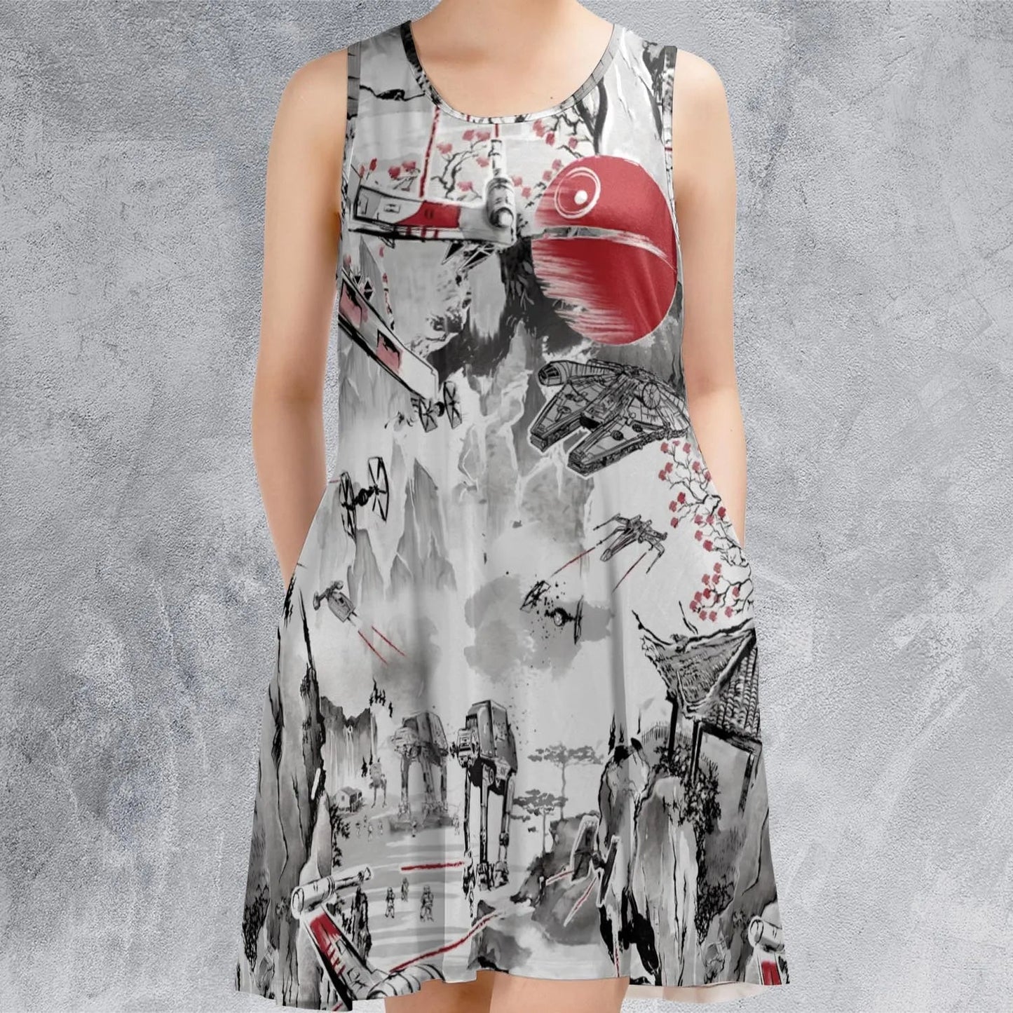 Casual Sleeveless Dress - PVRA5B6A