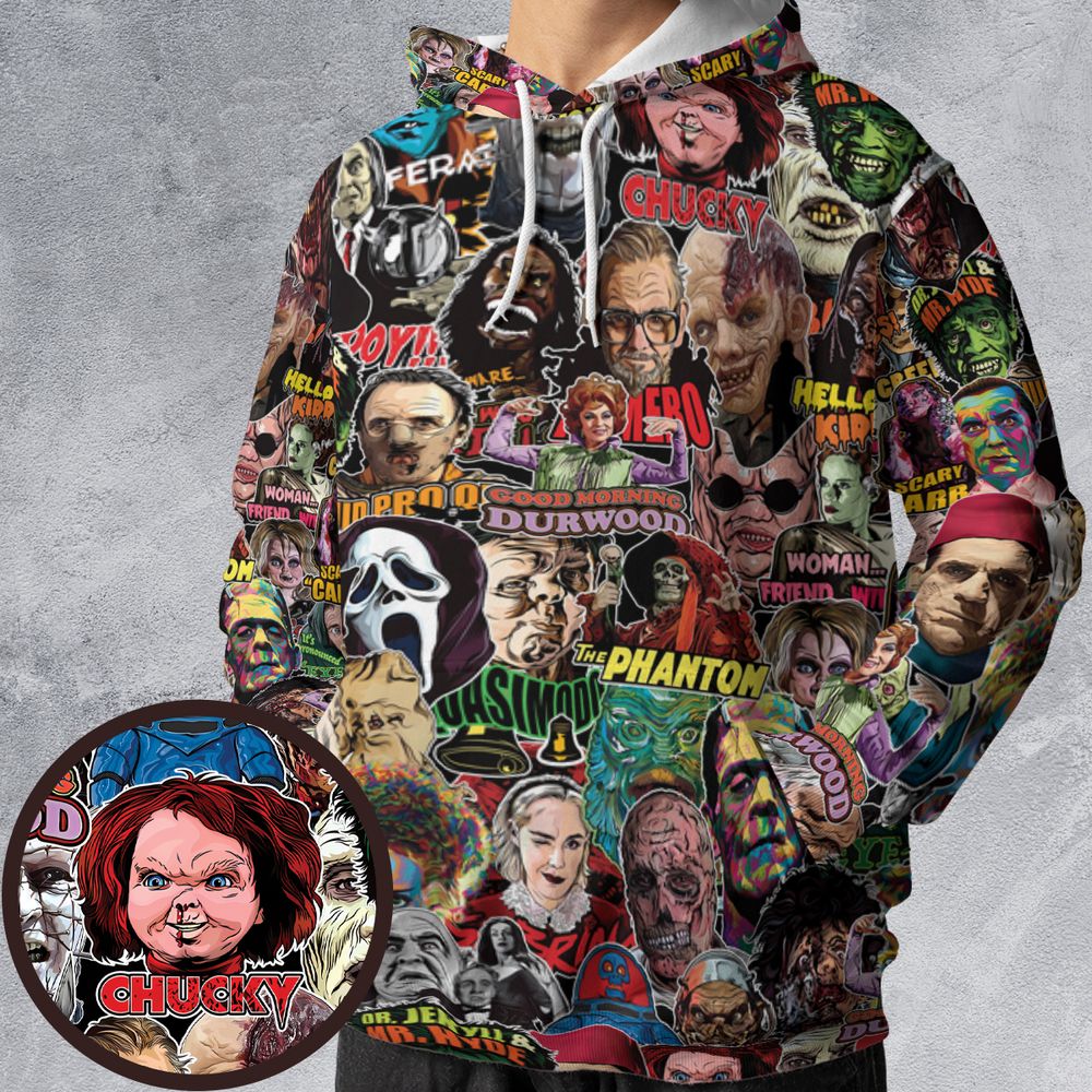 All-over Print Hoodie - R2NQXP6E -  - 1