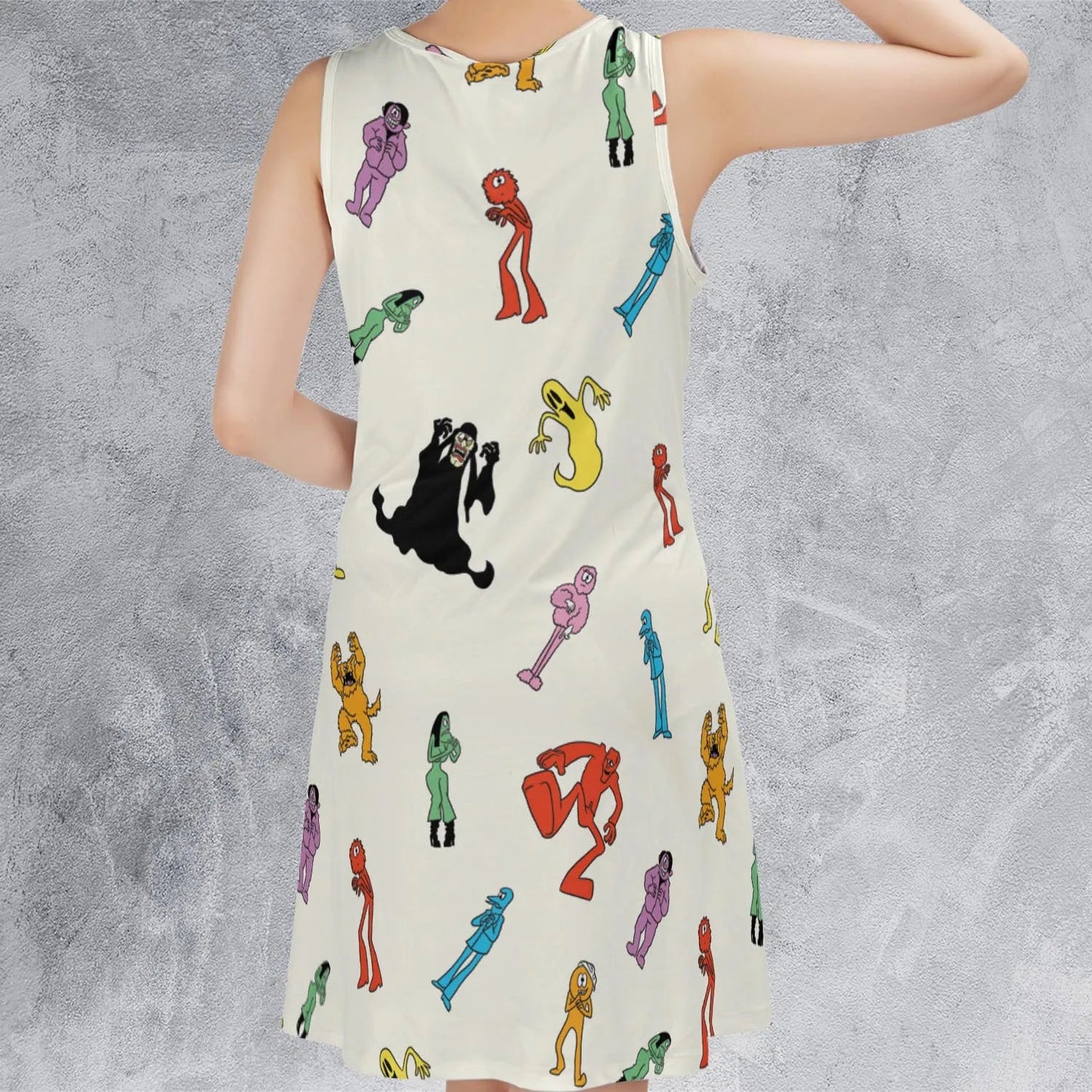 Casual Sleeveless Dress - ZAT3ZZ98