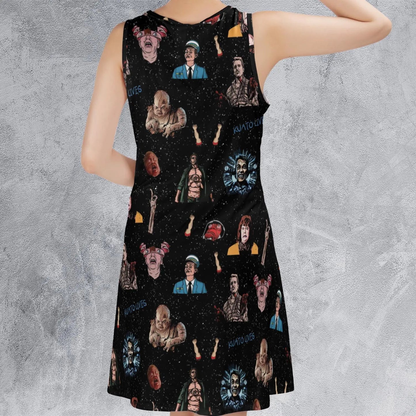 Casual Sleeveless Dress - J918UBKY