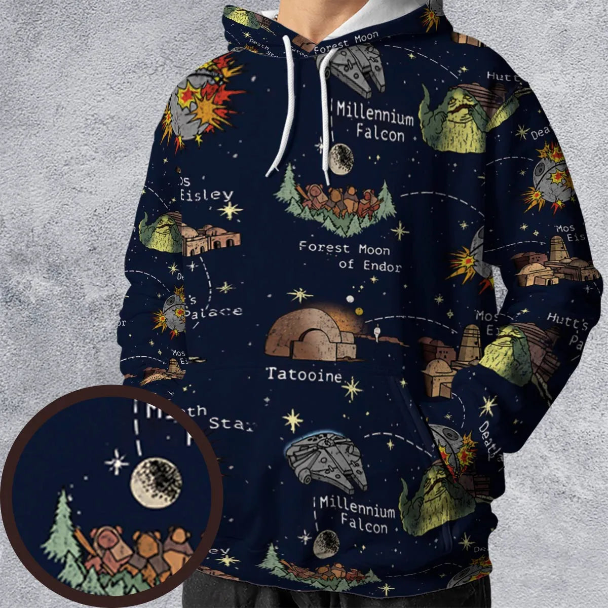 Full Print Hoodie - BK4QE3SY