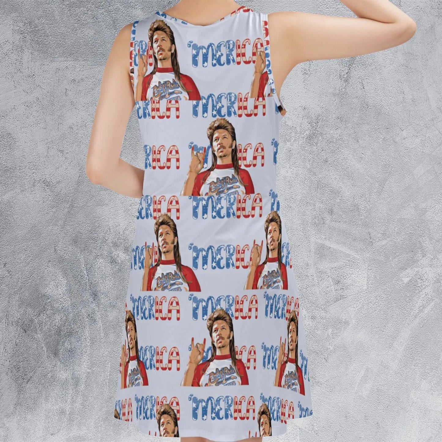 Casual Sleeveless Dress - LAV3NMPE