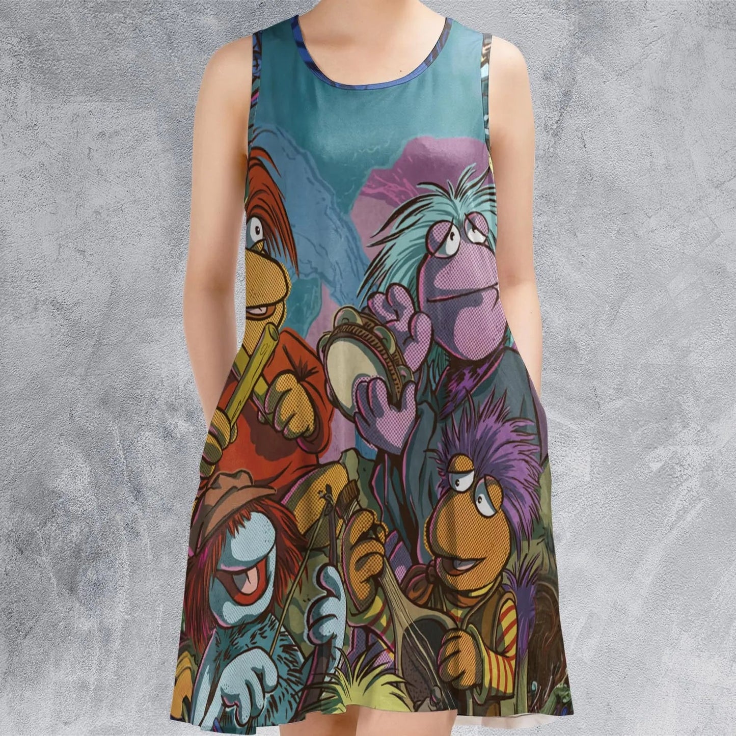 Casual Sleeveless Dress - GDXWKAPS