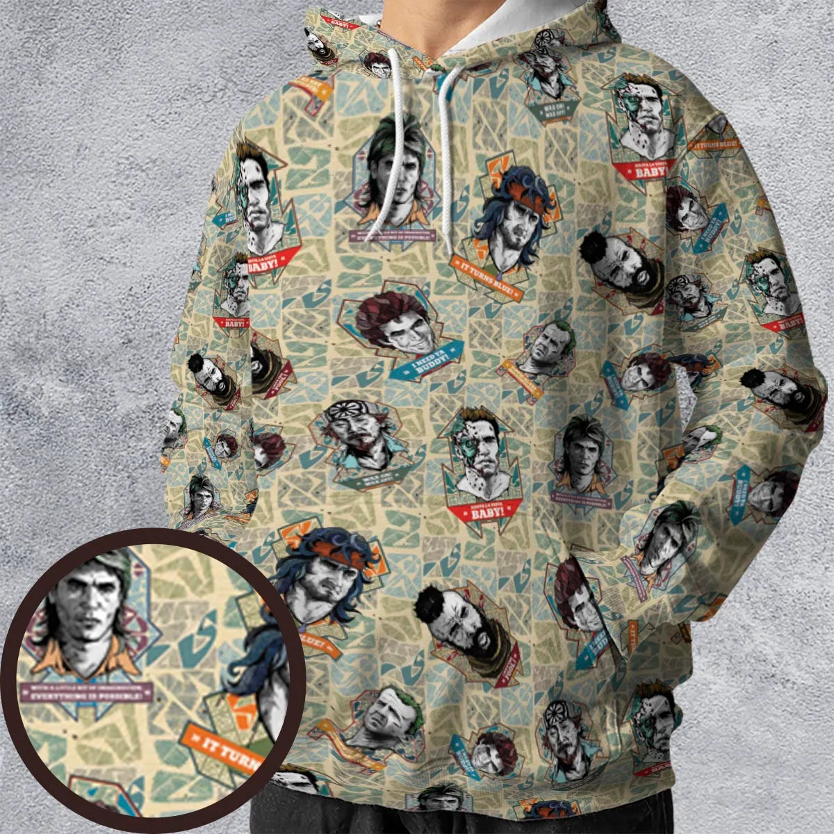 Full Print Hoodie - QRVCGMA7