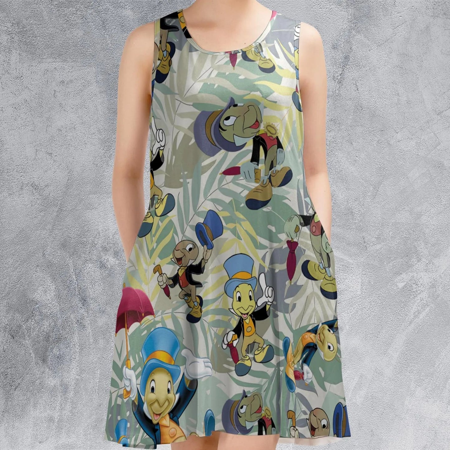 Casual Sleeveless Dress - FDQFUM2F