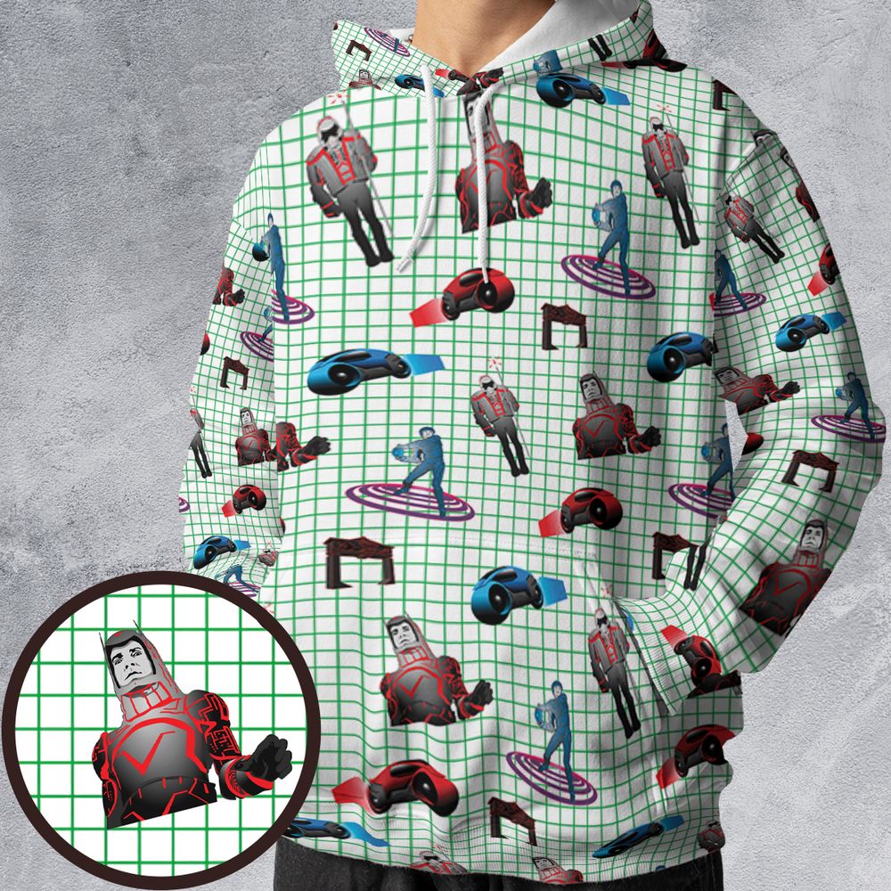 All-over Print Hoodie - DUYJXE5R -  - 1