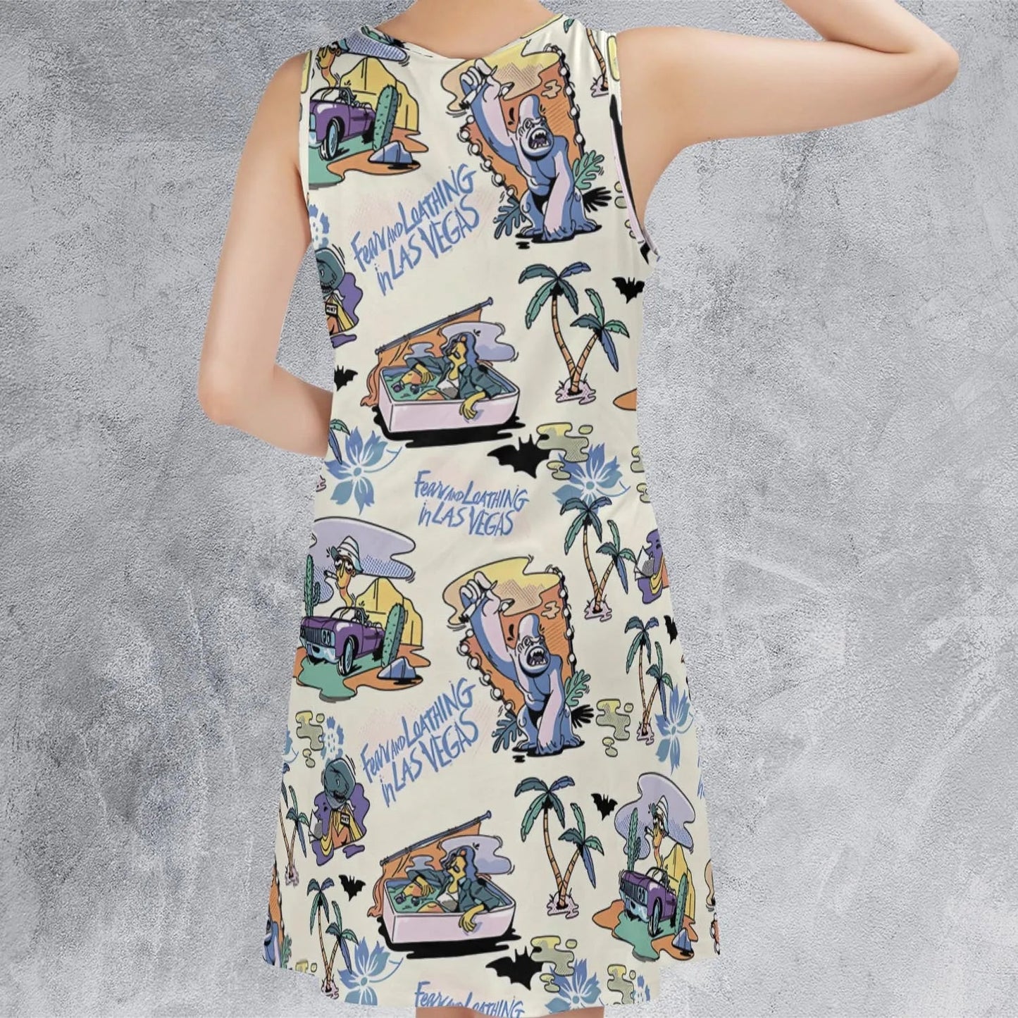 Casual Sleeveless Dress - VE3KLCZ4