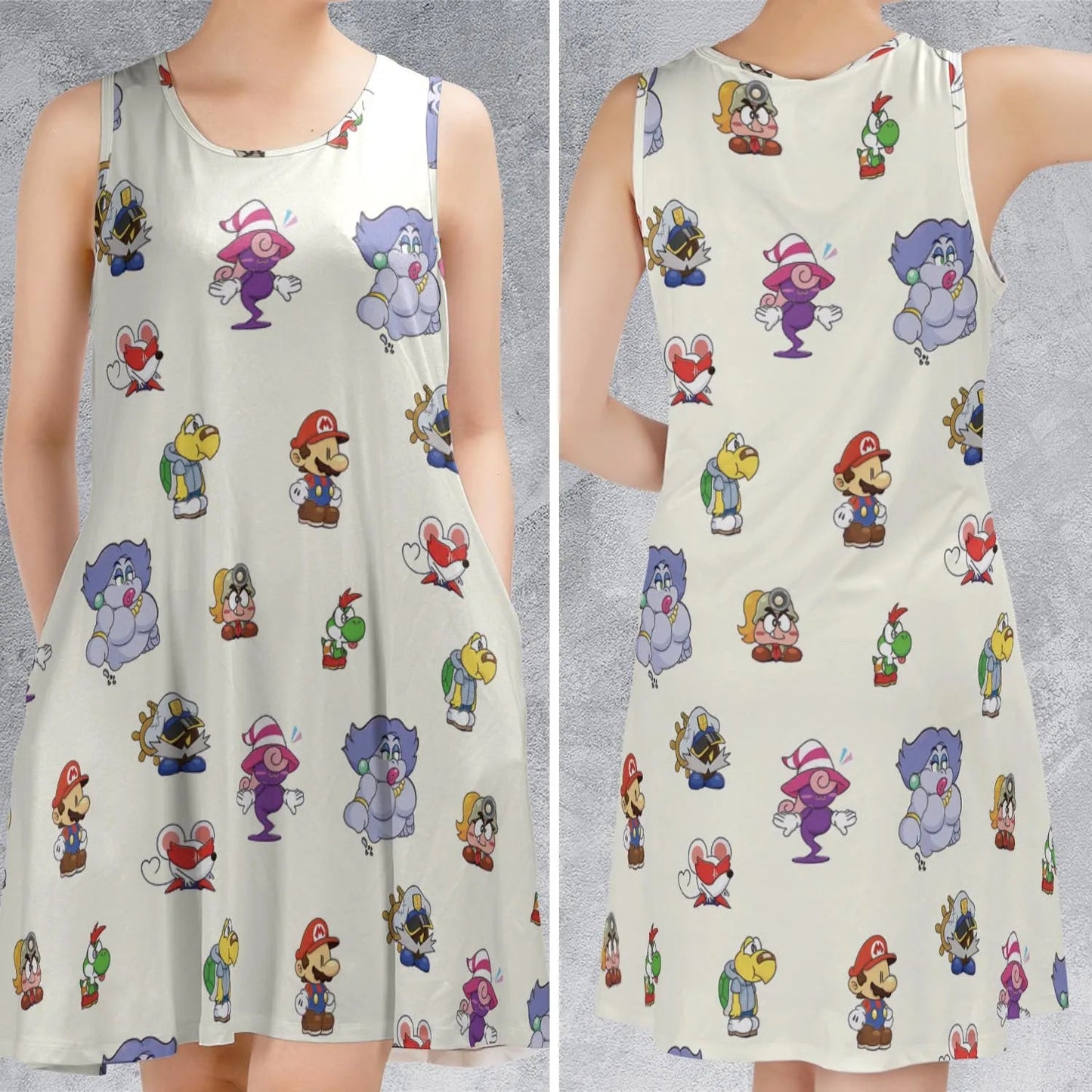 Casual Sleeveless Dress - 8FSNT6T3