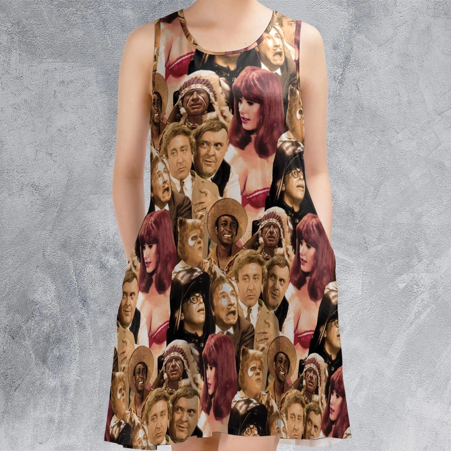 Casual Sleeveless Dress - E32E9YVX