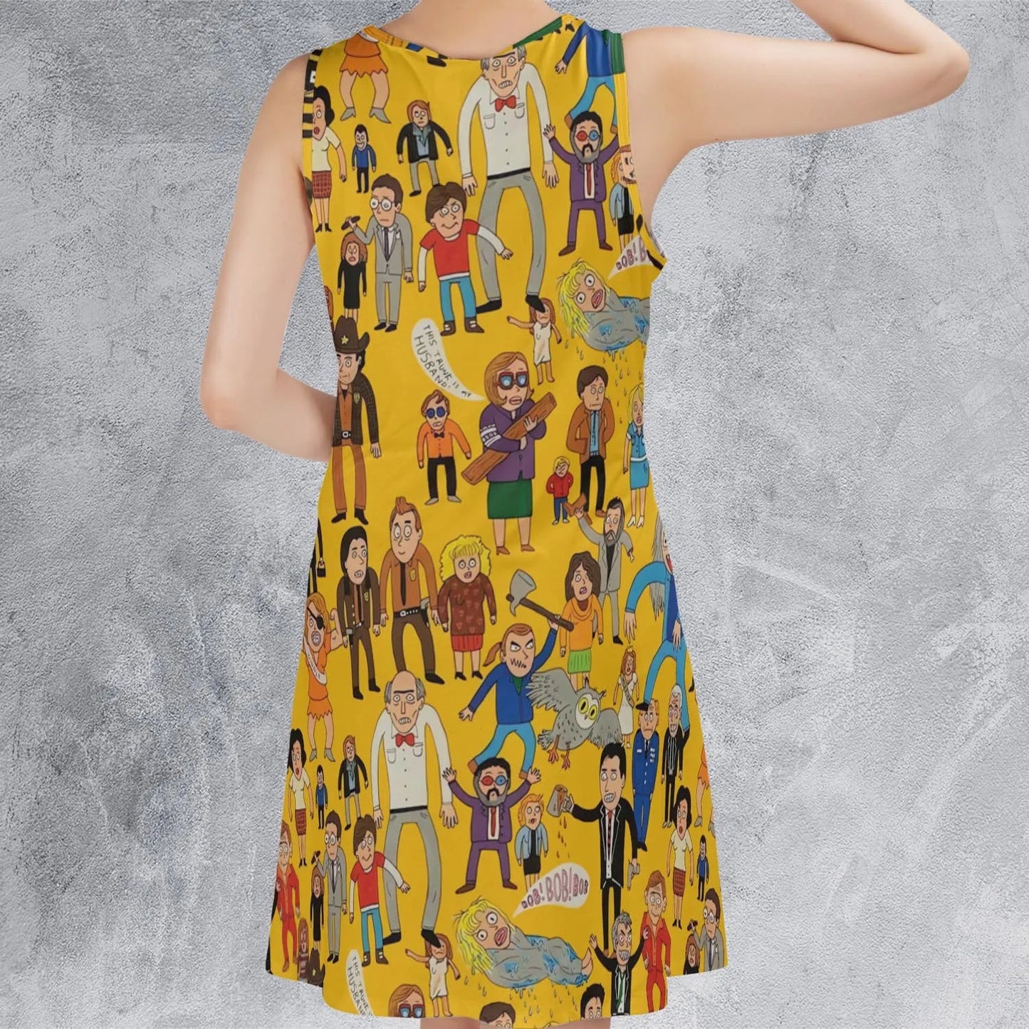 Casual Sleeveless Dress - CGCSGR8S