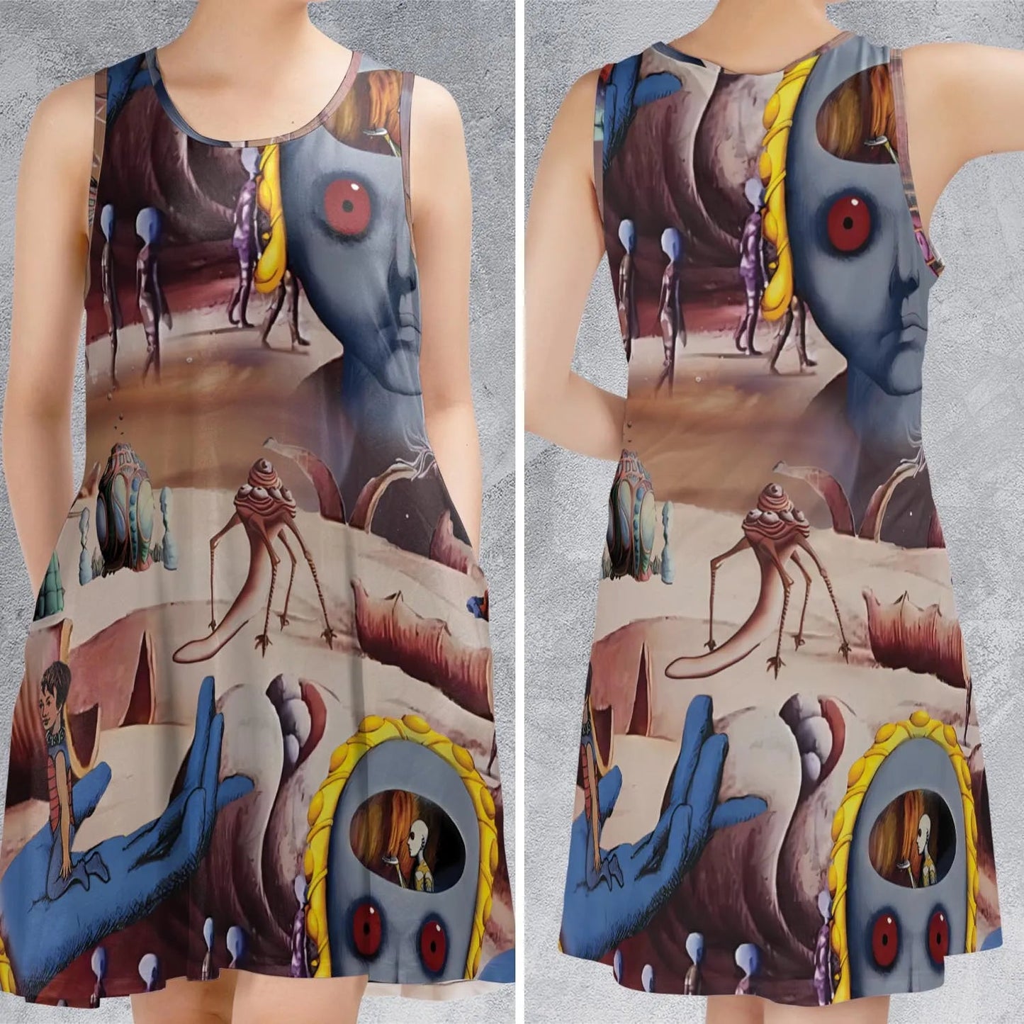 Casual Sleeveless Dress - MEYNSS76