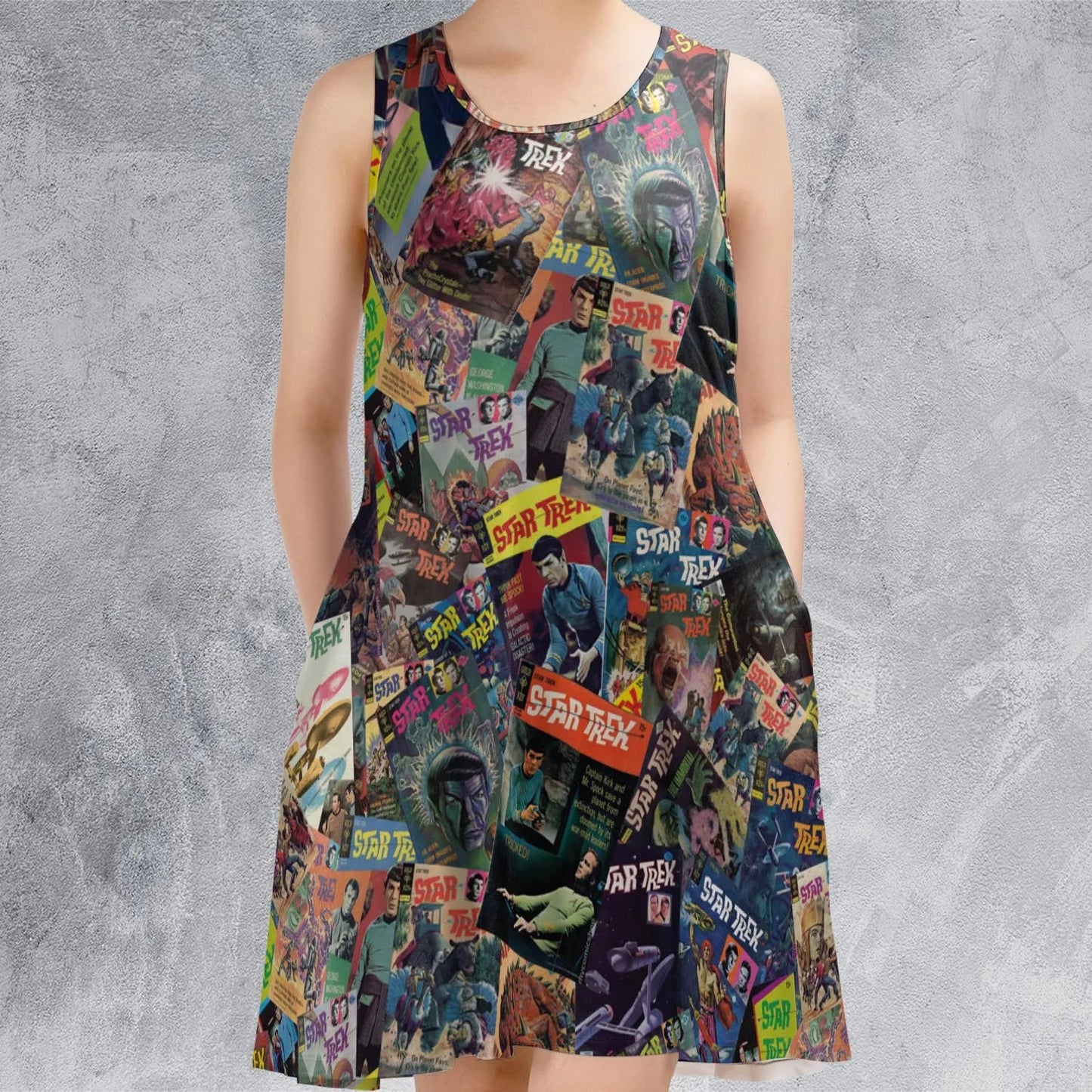 Casual Sleeveless Dress - YYP195FY