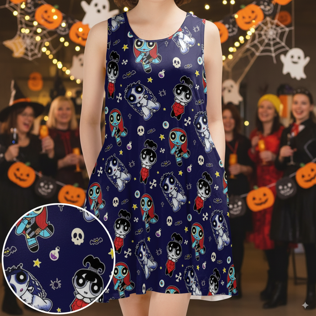 Casual Sleeveless Dress - X5ES7J82