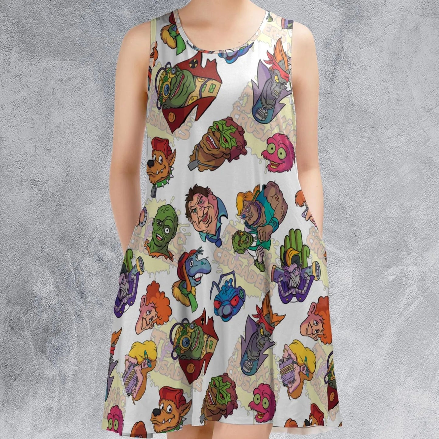 Casual Sleeveless Dress - CC1NDC78