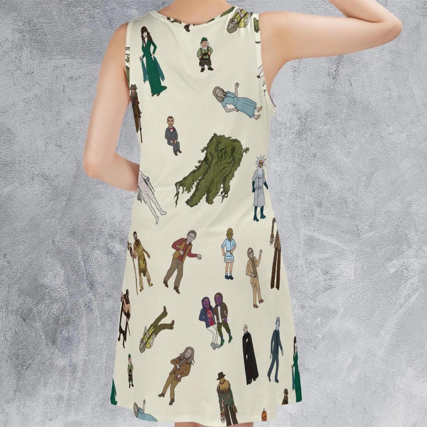 Casual Sleeveless Dress - 9UB8KQ29