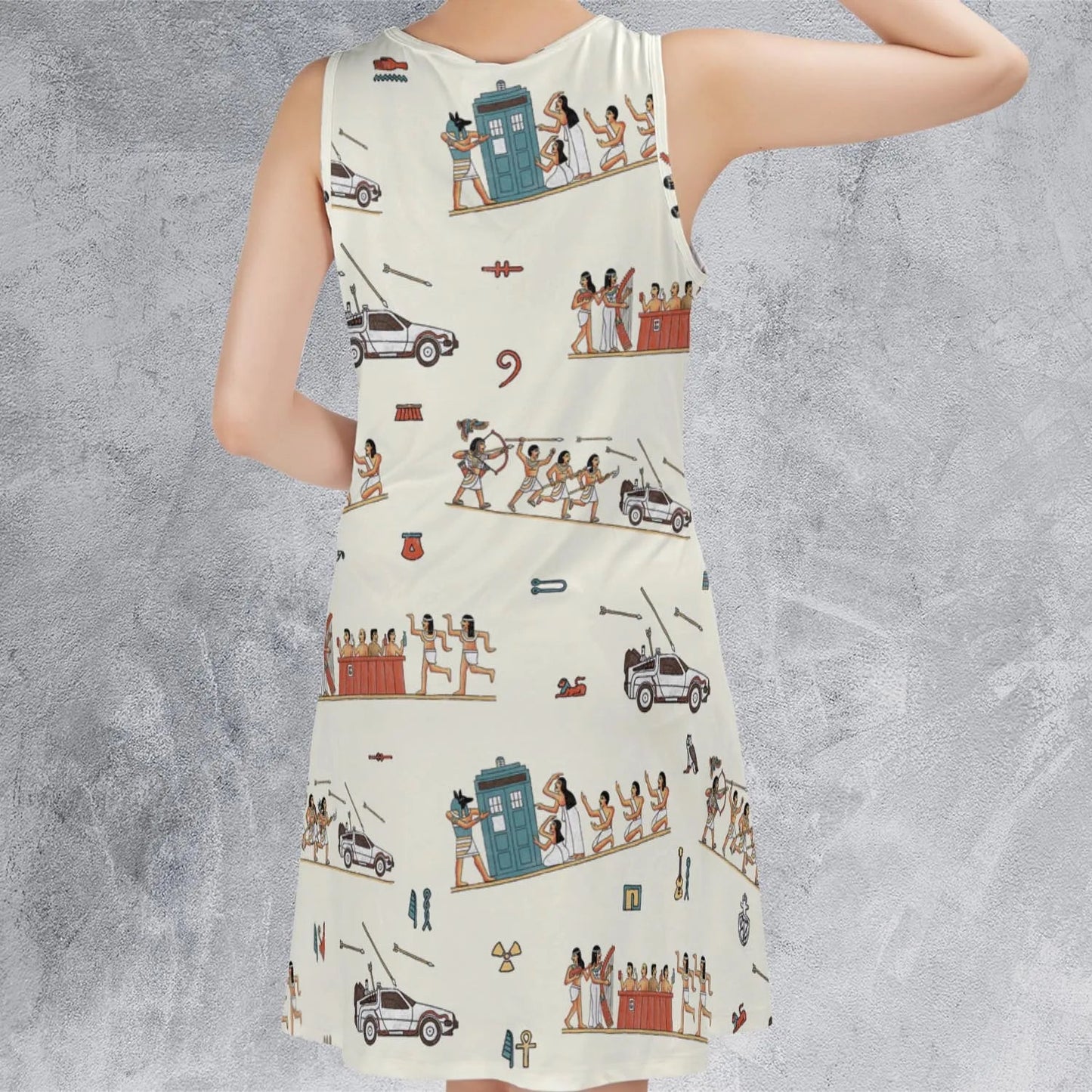 Casual Sleeveless Dress - RHWMLAR6
