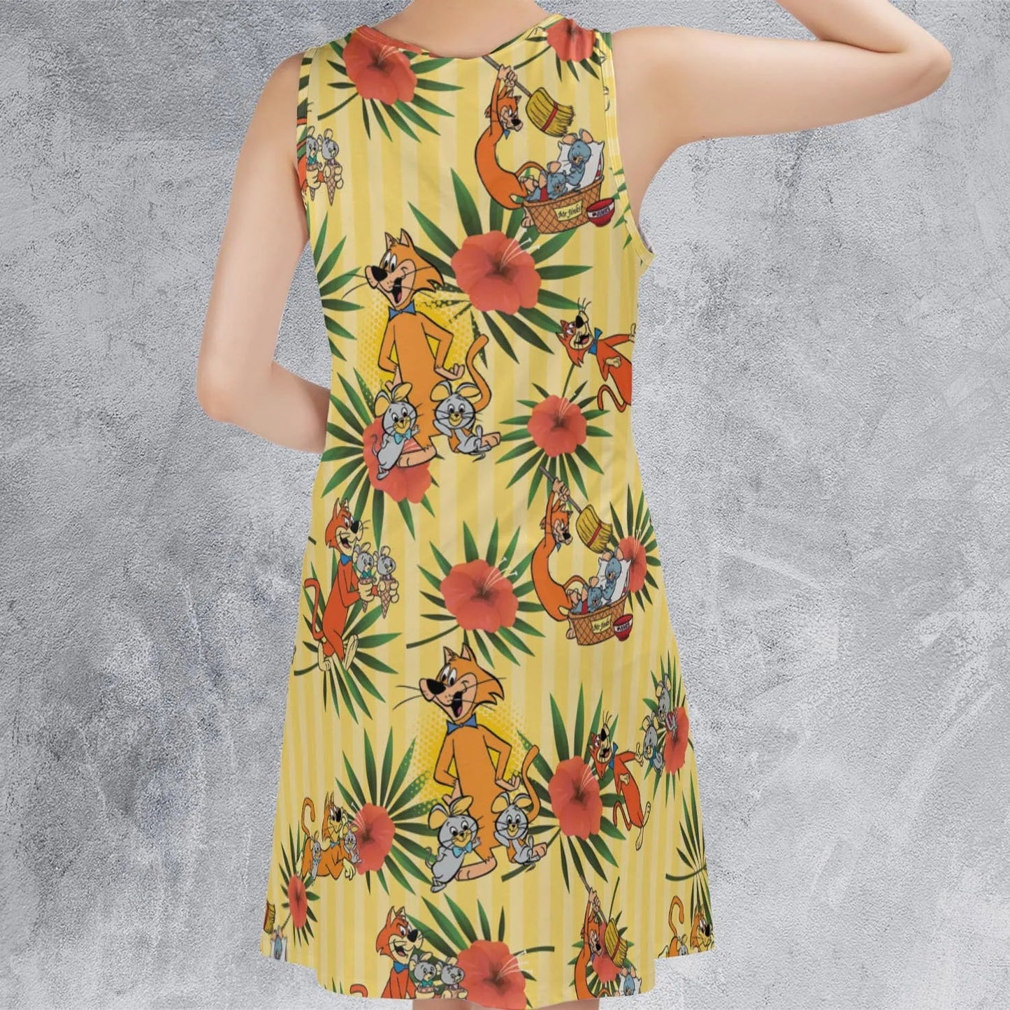 Casual Sleeveless Dress - EXNCBG72