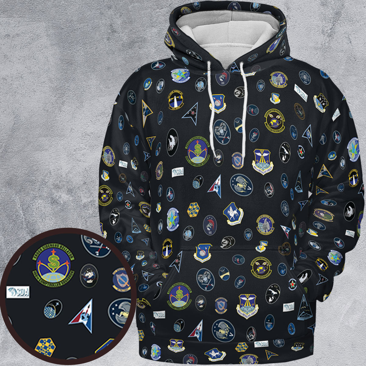 Full Print Hoodie - XKK39NEB