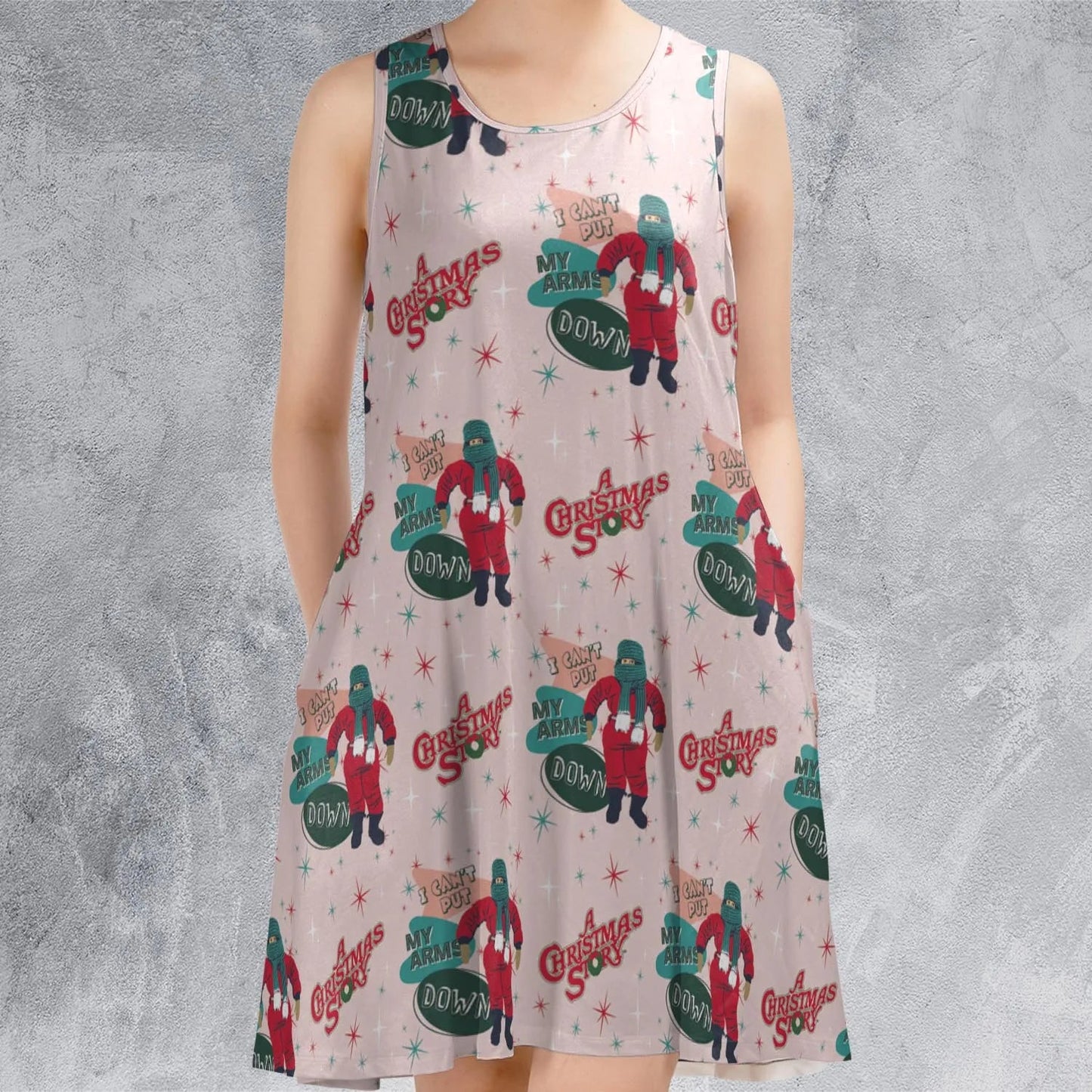 Casual Sleeveless Dress - DJT964BG