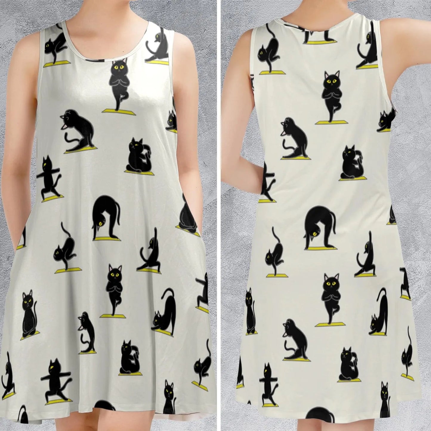 Casual Sleeveless Dress - EBYHRL17