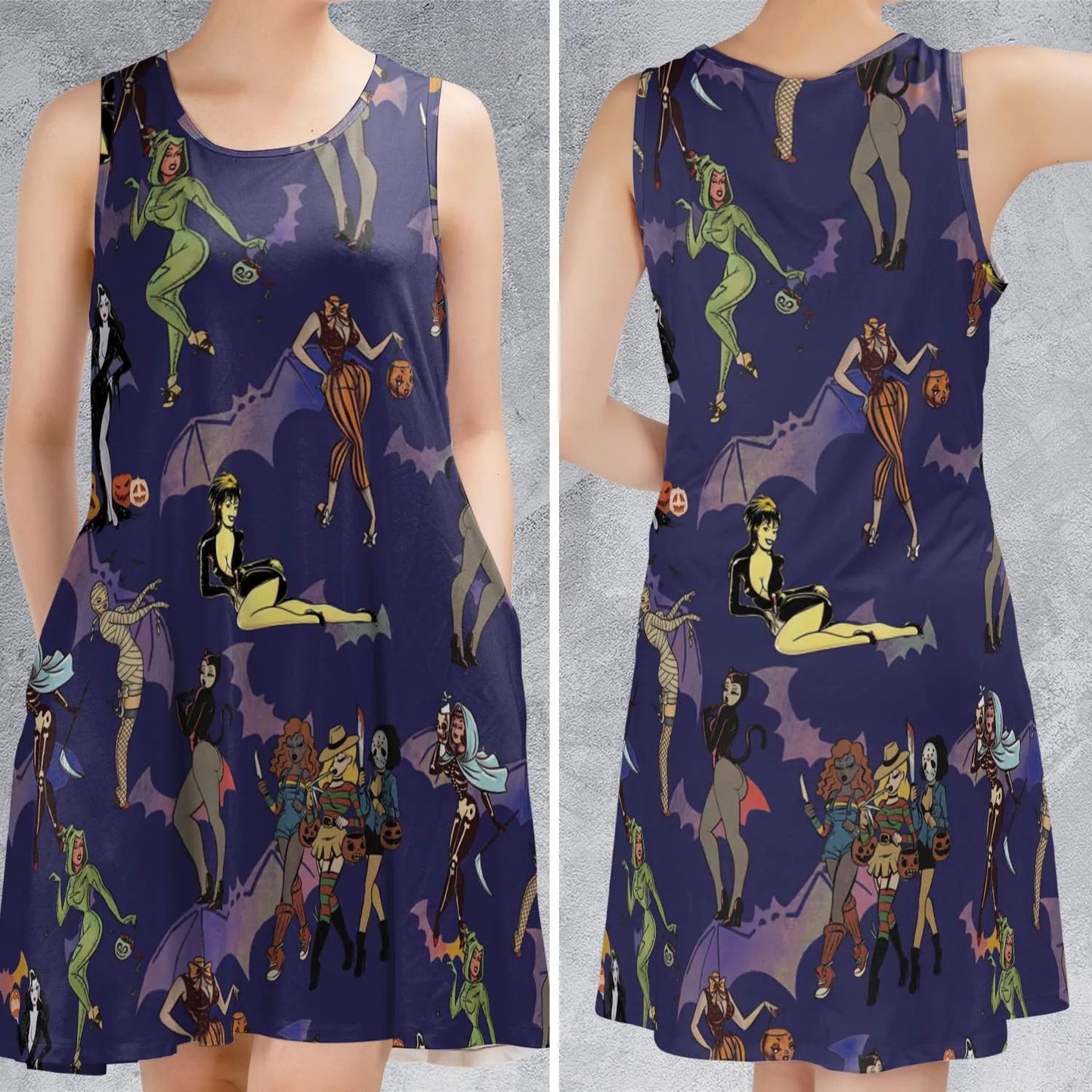Casual Sleeveless Dress - S279S7YG
