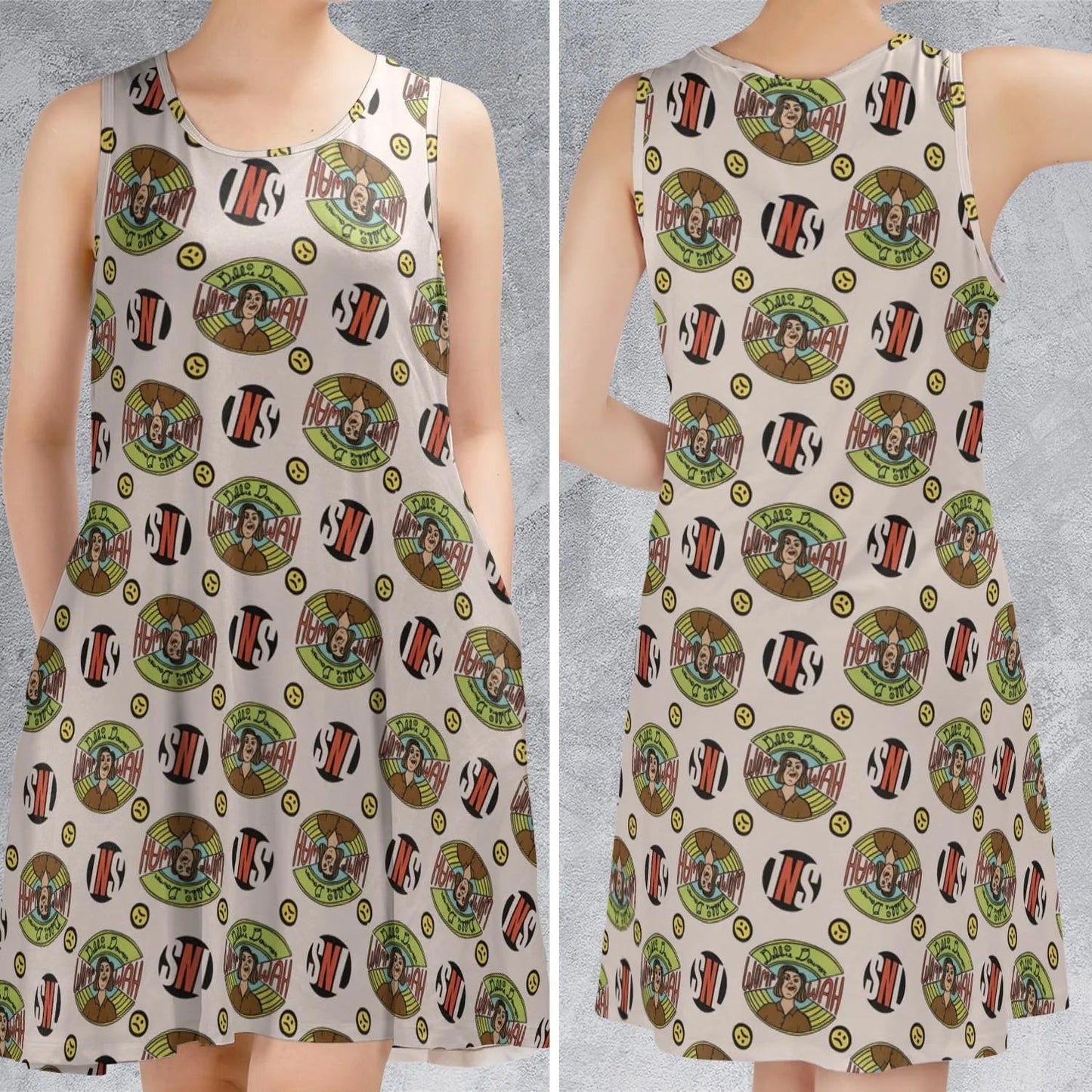 Casual Sleeveless Dress - JGW1UU98