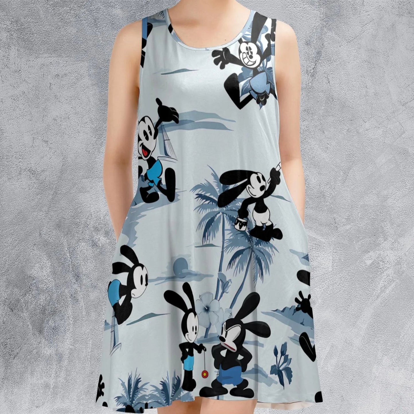 Casual Sleeveless Dress - 14FYV179