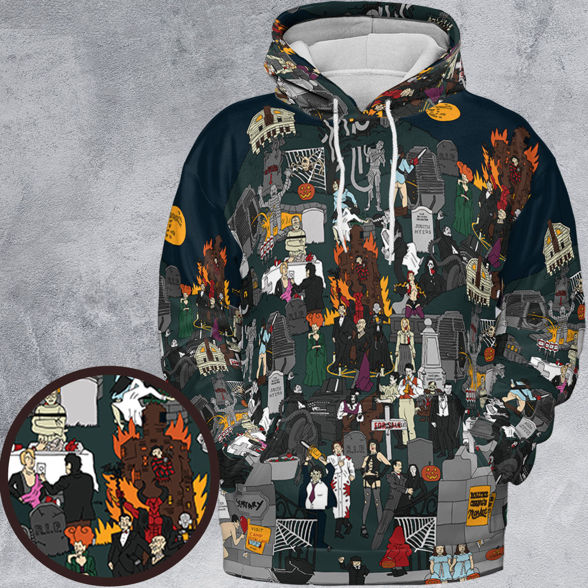 Full Print Hoodie - T86VK7N1