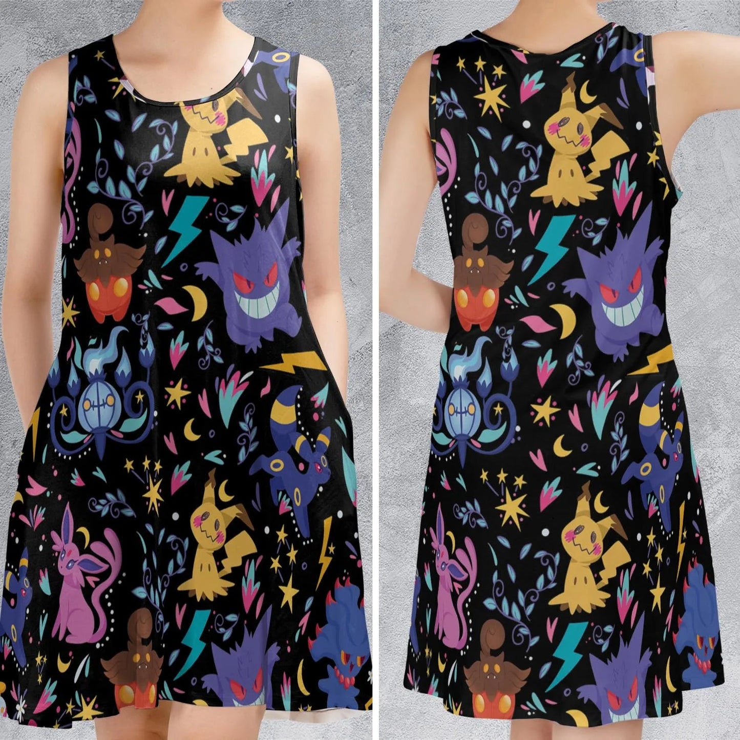 Casual Sleeveless Dress - TFZHL19P