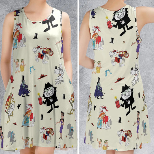 Casual Sleeveless Dress - AFVNRUGL